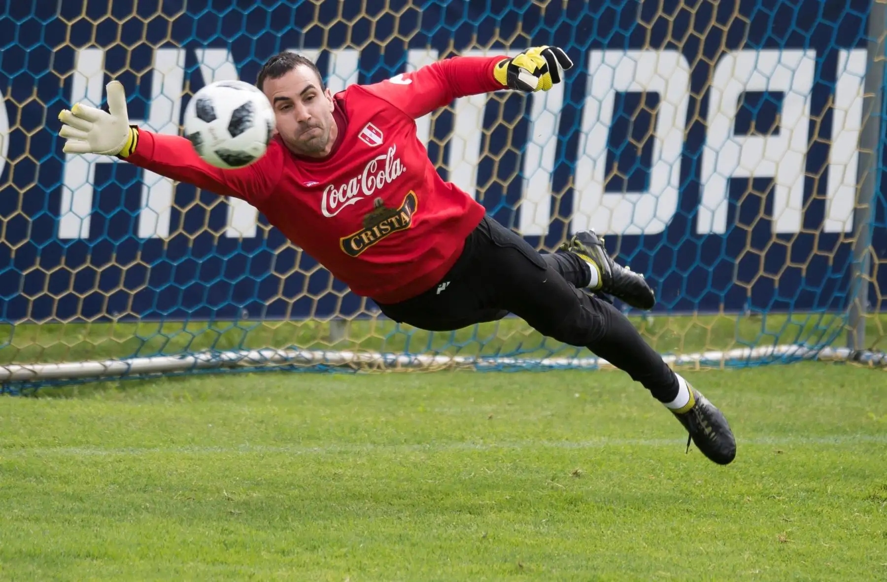El portero José Carvallo.Foto: EFE