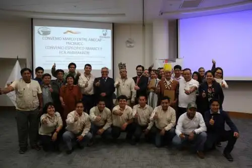 El Programa Nacional de Conservación de Bosques del Ministerio del Ambiente ratificó su voluntad de continuar trabajando de manera conjunta para articular esfuerzos para impulsar actividades sostenibles que contribuyan a la mejora de la calidad de vida de las comunidades indígenas beneficiadas con reservas comunales, y ellas a su vez contribuyan a la conservación de estas áreas protegidas.