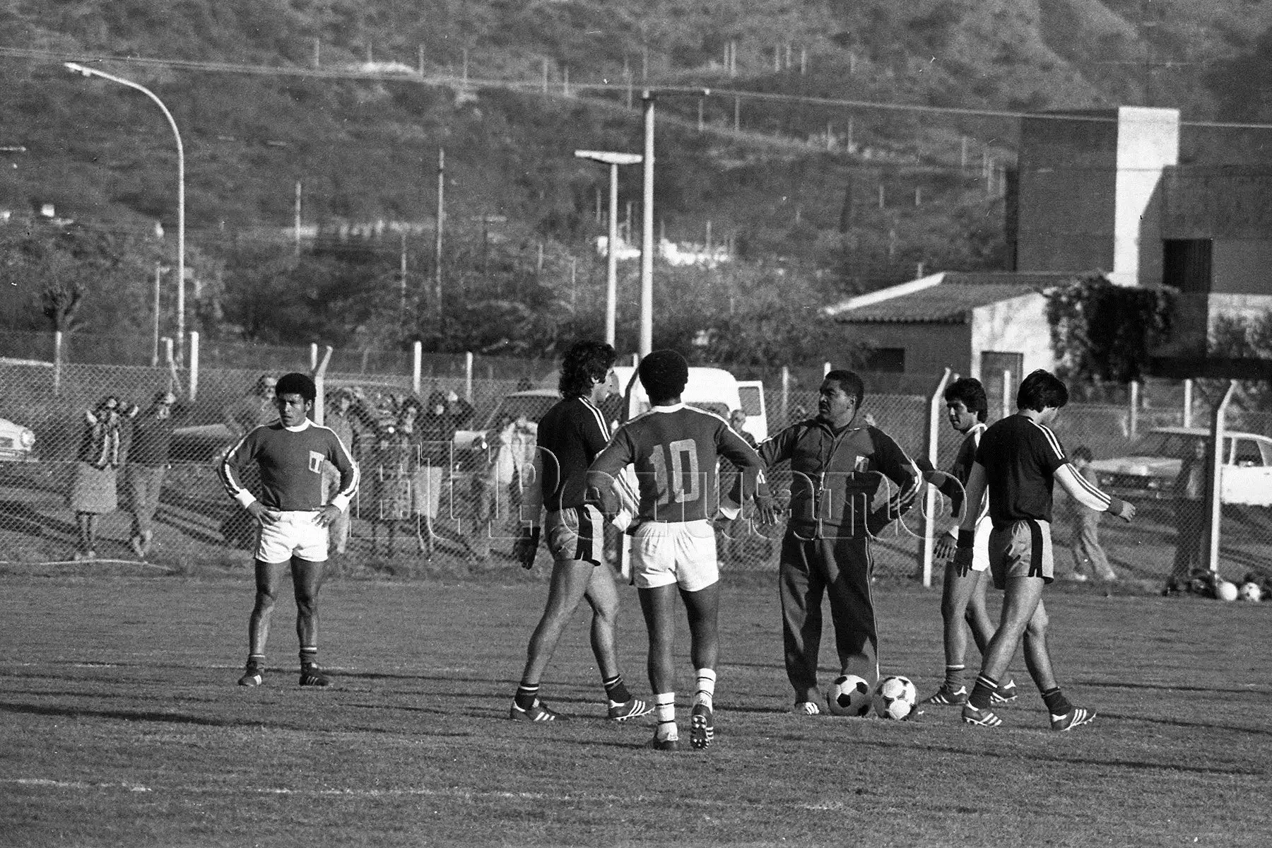 Córdoba, Argentina - 1 junio 1978  / Entrenamientos de la selección peruana de fútbol bajo la dirección de Marcos Calderón antes de su debut con Escocia en el Mundial de Argentina 78.Foto:Archivo Histórico El Peruano