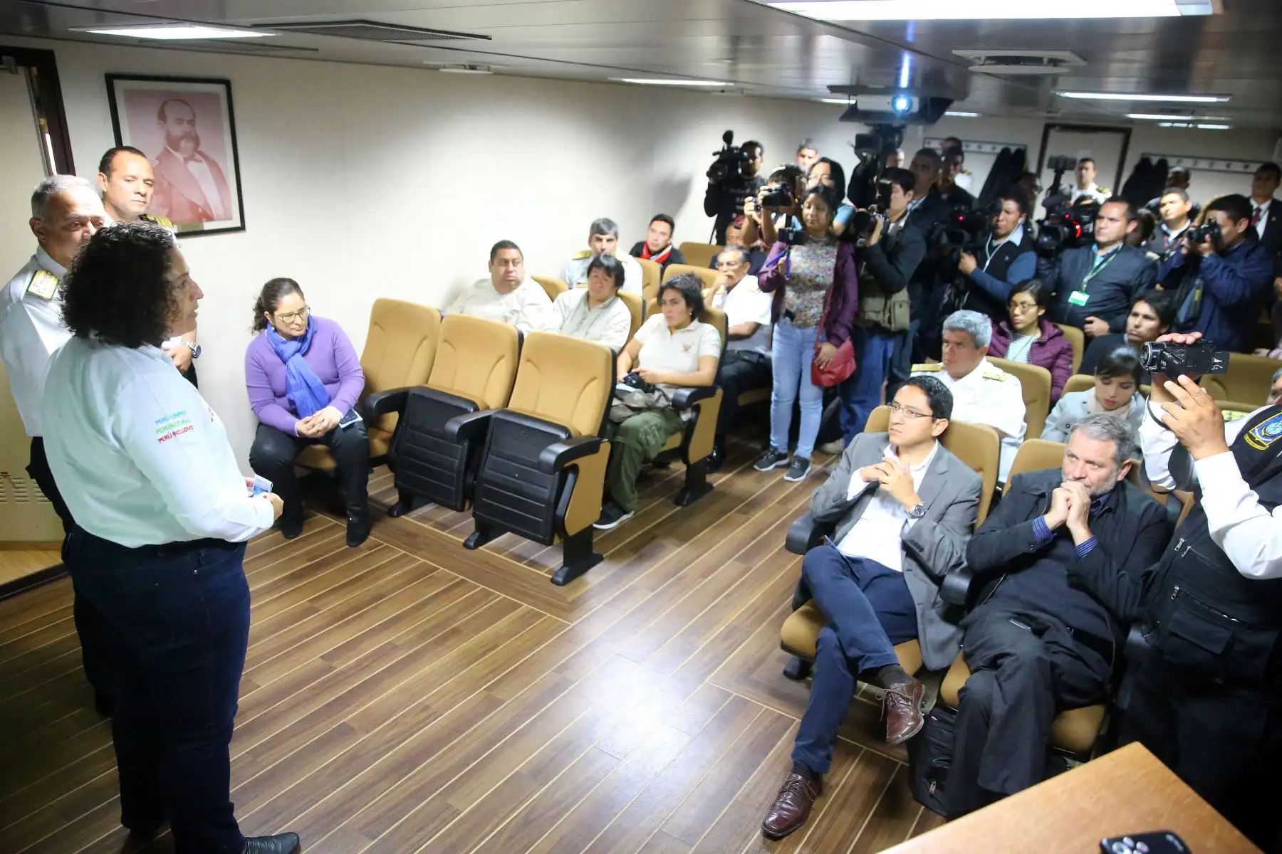 Por su tecnología de punta podrá abordar programas de investigación científica en los temas medioambientales más urgentes de nuestro Dominio Marítimo y la Antártida. Foto: ANDINA/Luis Iparraguirre