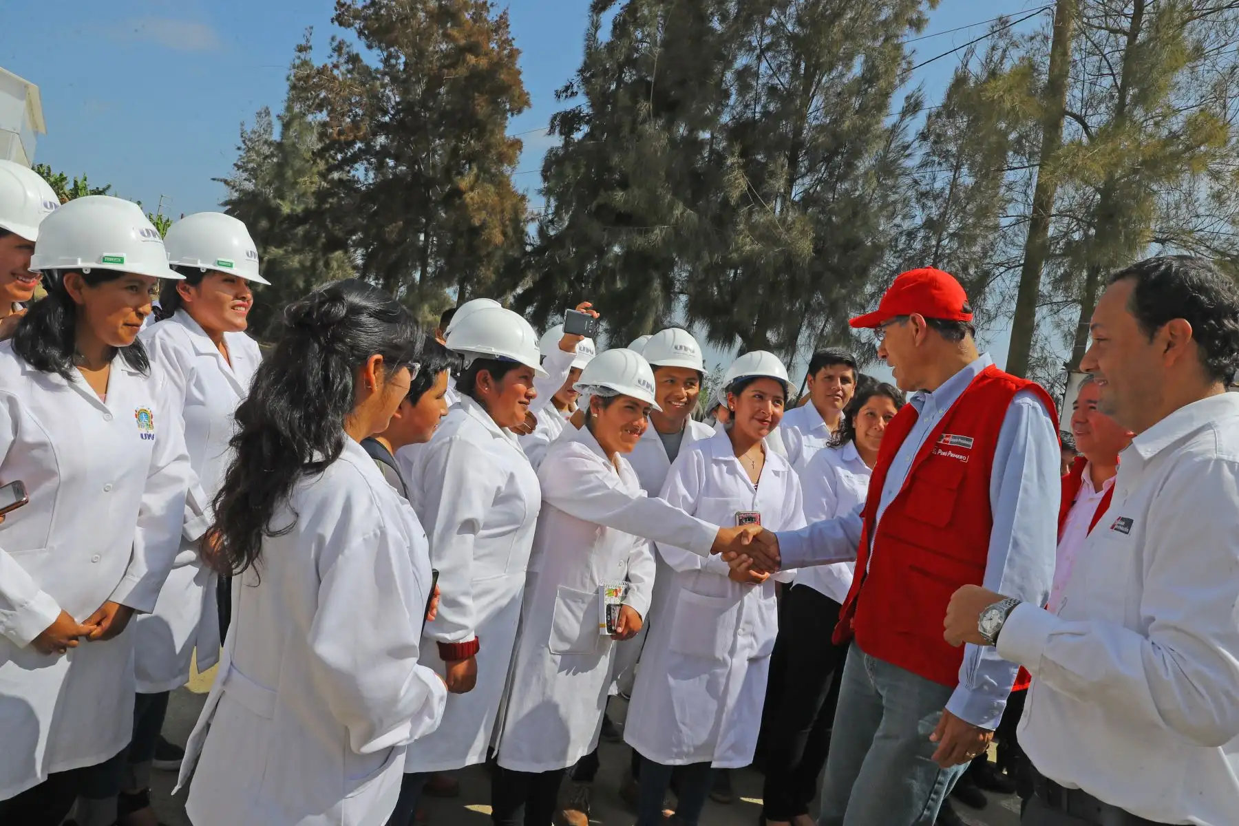 Presidente  de la República Martín Vizcarra, realiza visita de trabajo al CITE Agroindustrial Chavimochic en Trujillo (La Libertad).Foto: ANDINA/Prensa Presidencia