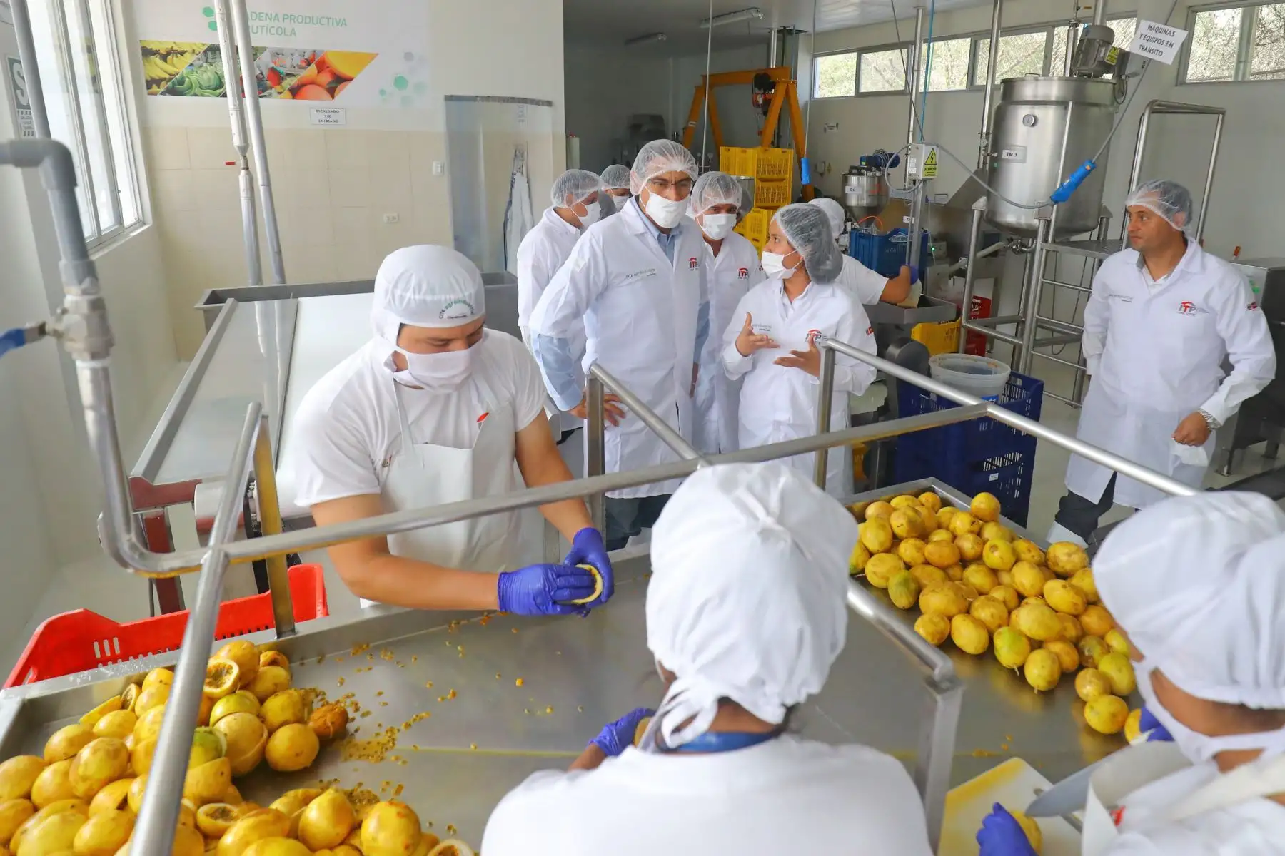 Presidente  de la República Martín Vizcarra, realiza visita de trabajo al CITE Agroindustrial Chavimochic en Trujillo (La Libertad).Foto: ANDINA/Prensa Presidencia