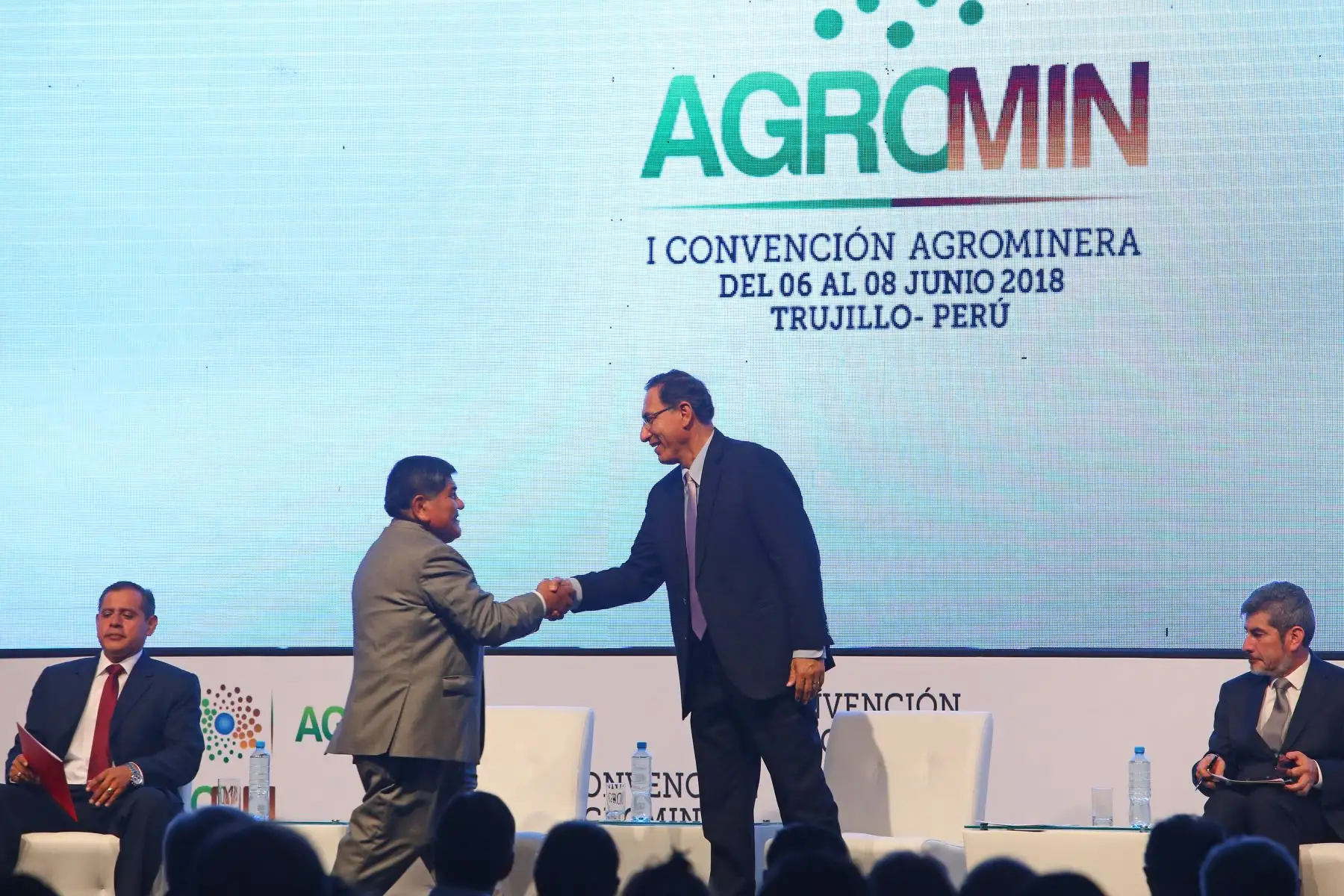 Presidente  Martin Vizcarra clausuró La Convención Agrominera – AGROMIN en Trujillo.Foto:ANDINA/Prensa Presidencia