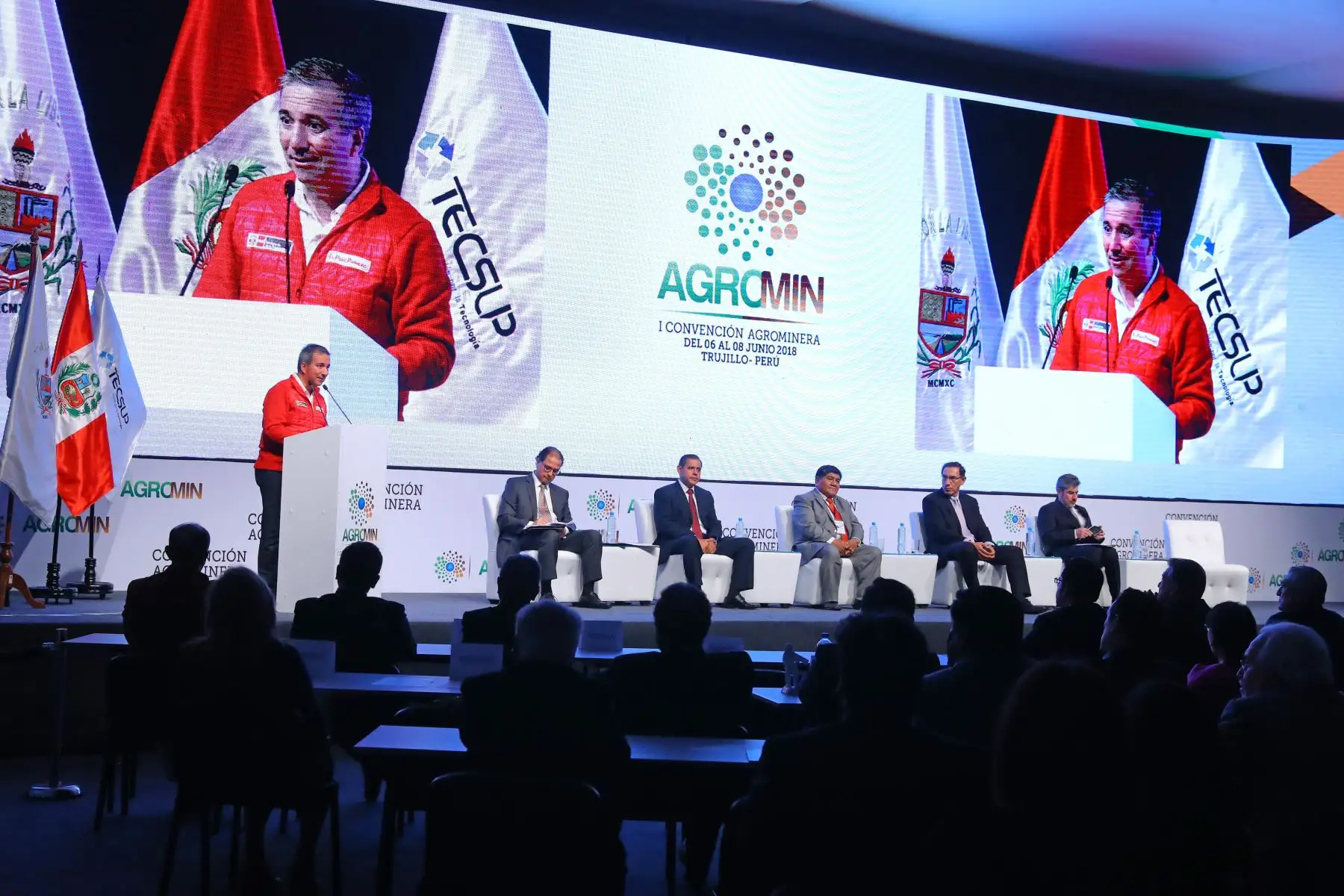 Presidente  Martin Vizcarra clausuró La Convención Agrominera – AGROMIN en Trujillo.Foto:ANDINA/Prensa Presidencia