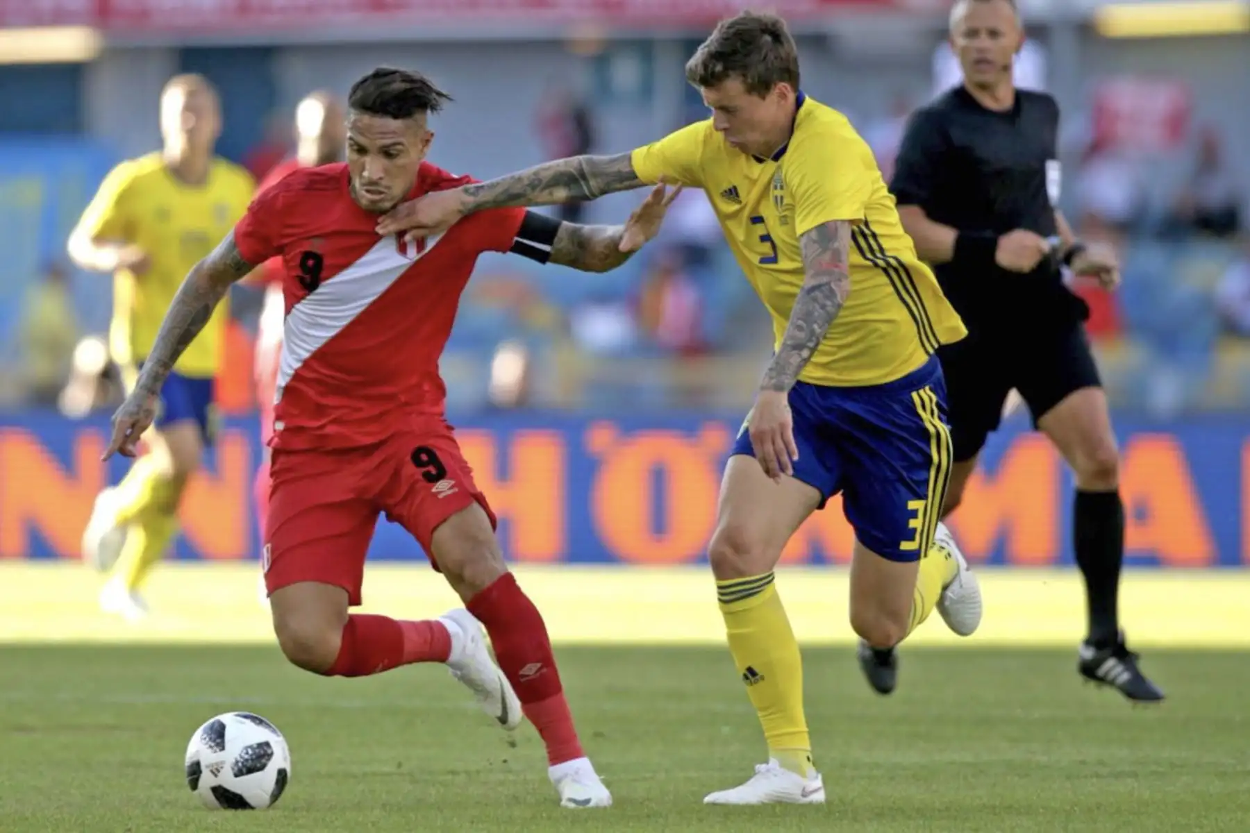 Perú empató con Suecia 0-0 en Gotemburgo. Foto: ANDINA/FPF
