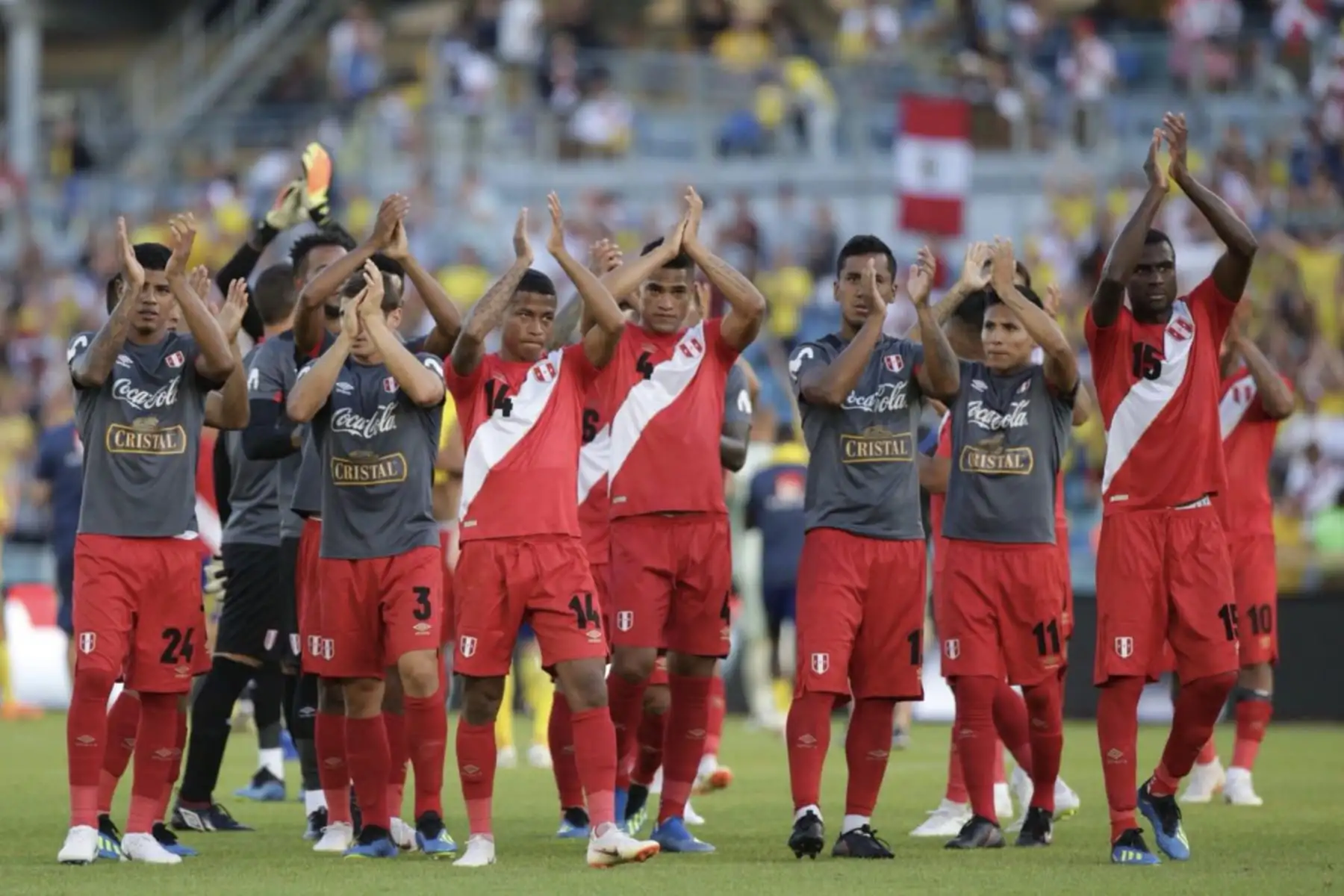La selección peruana empató sin goles ante su similar de Suecia en el último amistoso de la Blanquirroja antes de su participación en el Mundial Rusia 2018.Foto: ANDINA/FPF