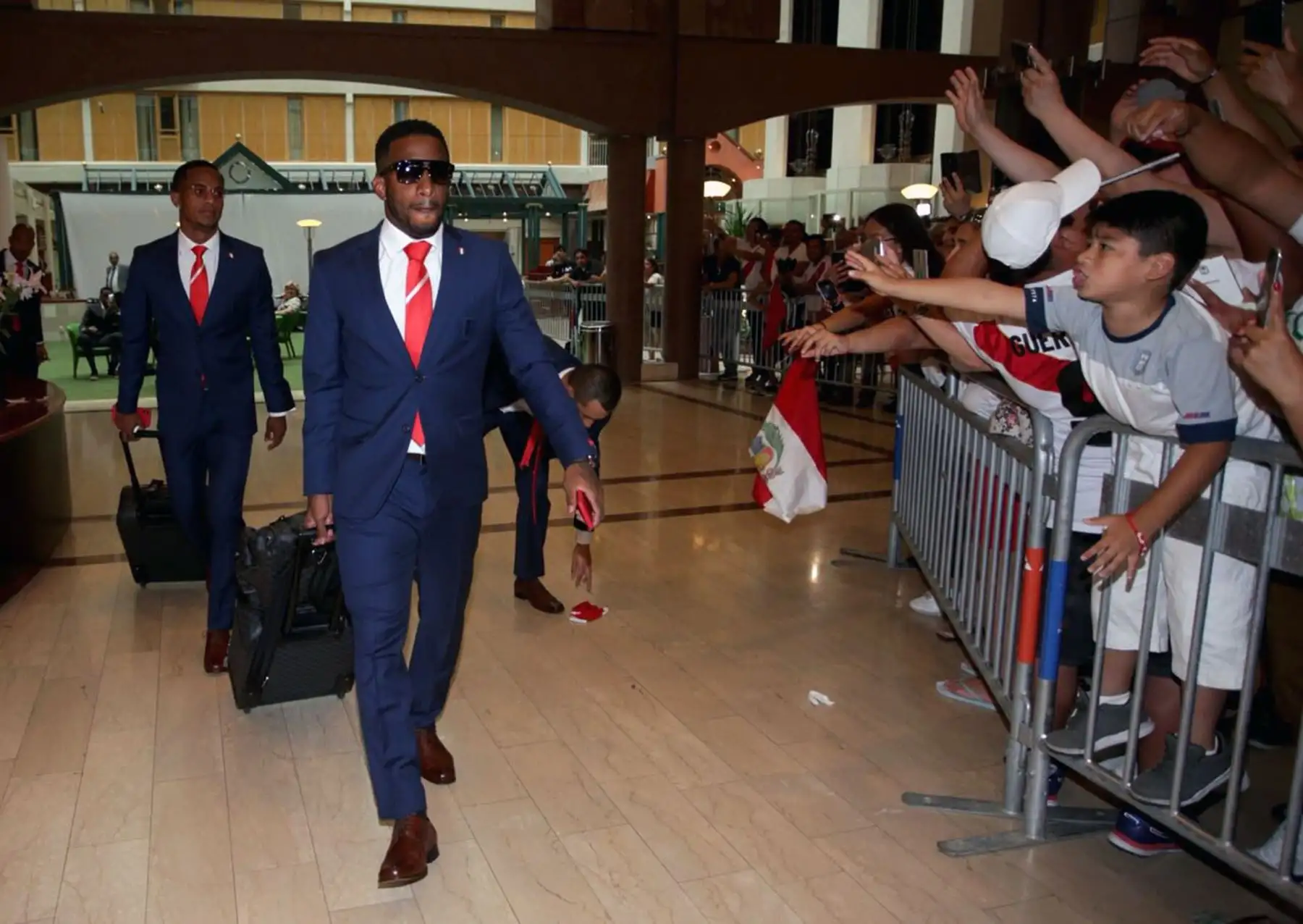 Jugadores de la selección peruana partieron de Gotemburgo-Suecia rumbo a Rusia.Foto:Andina/FPF