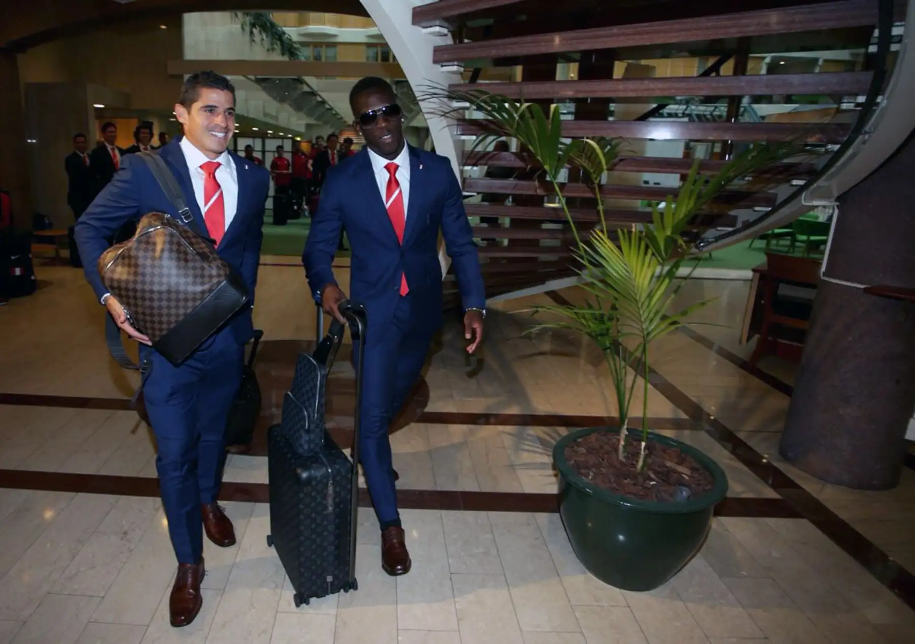 Jugadores de la selección peruana partieron de Gotemburgo-Suecia rumbo a Rusia.Foto:Andina/FPF