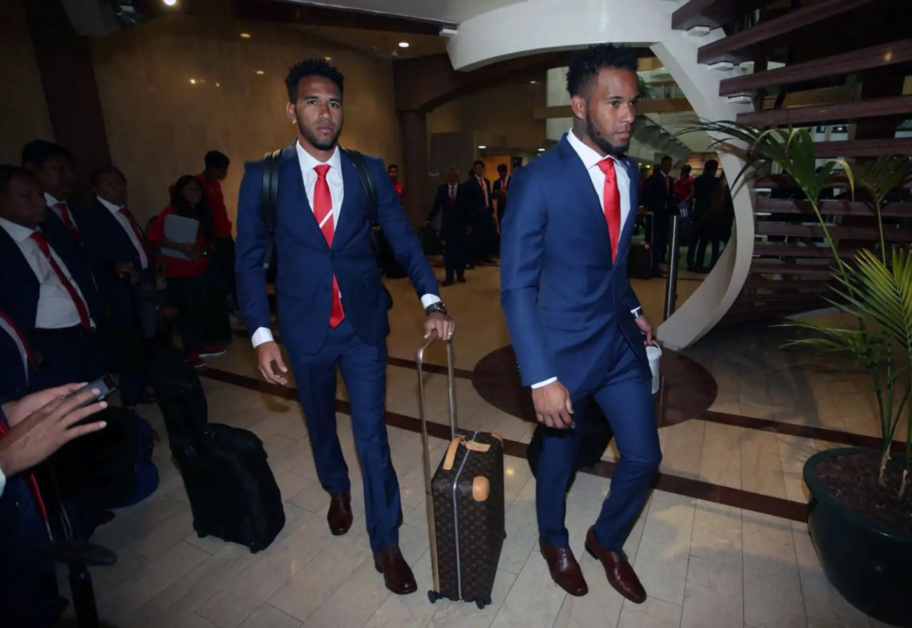 Jugadores de la selección peruana partieron de Gotemburgo-Suecia rumbo a Rusia.Foto:Andina/FPF