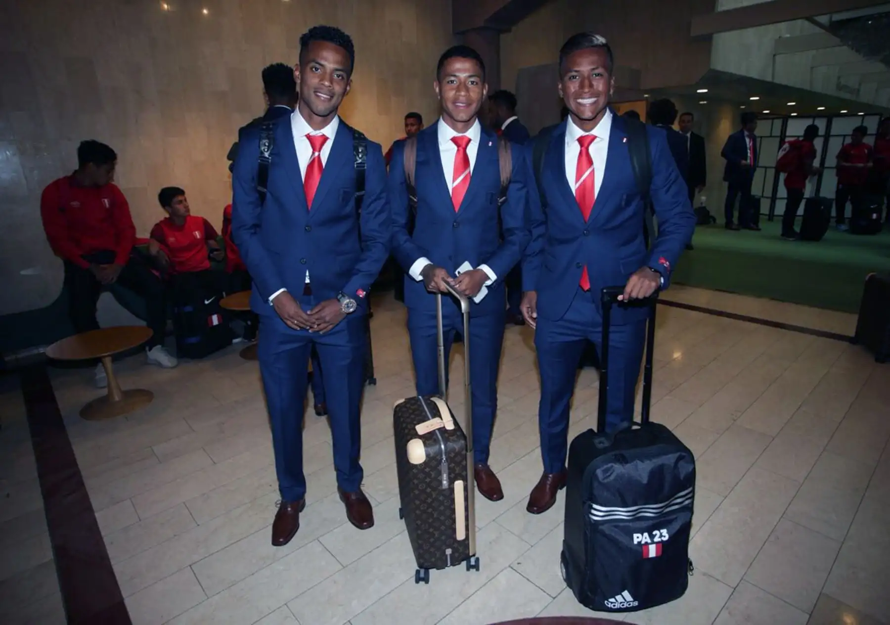 Jugadores de la selección peruana partieron de Gotemburgo-Suecia rumbo a Rusia.Foto:Andina/FPF