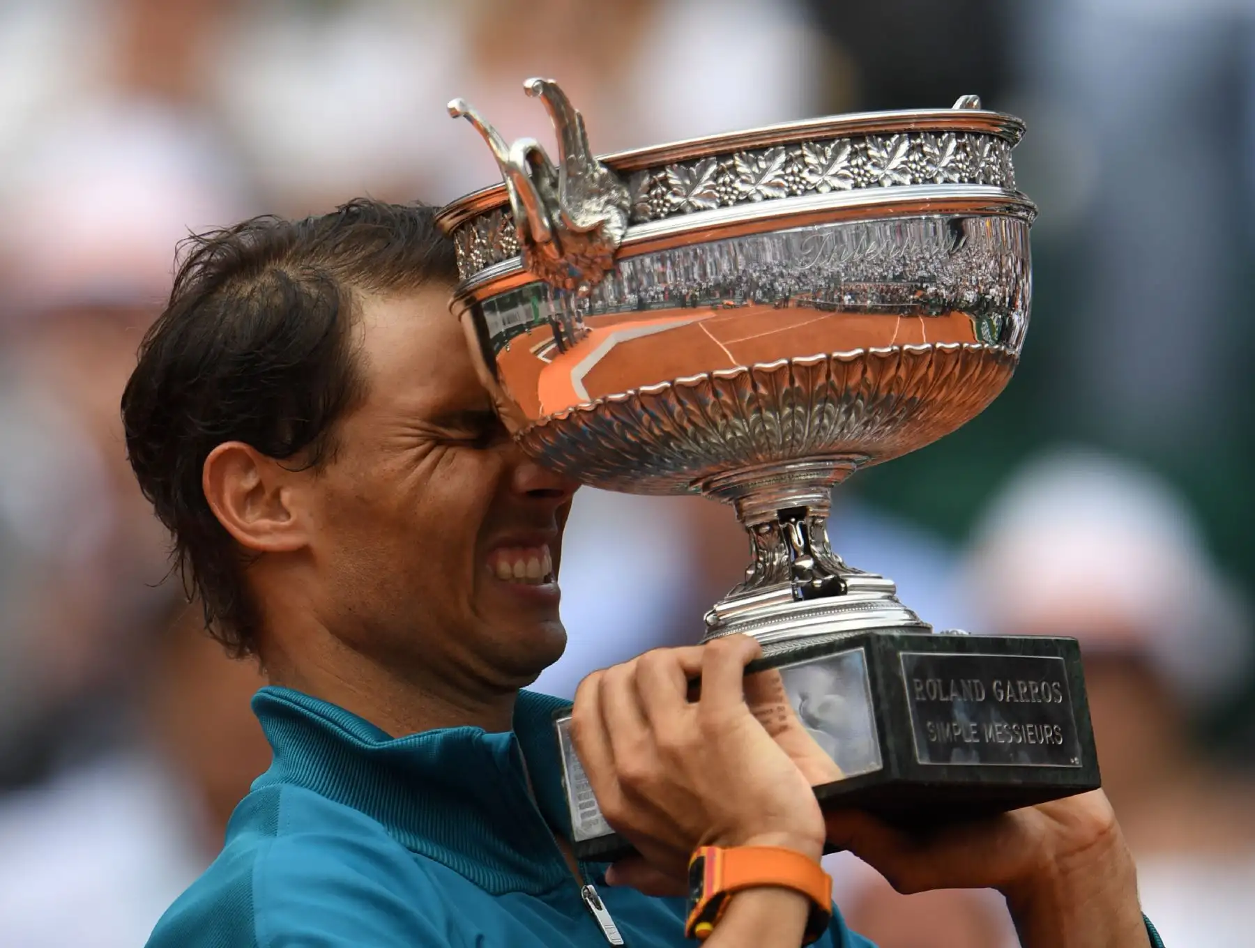 El español Rafael Nadal tiene La Coupe des Mousquetaires - The Musketeers 