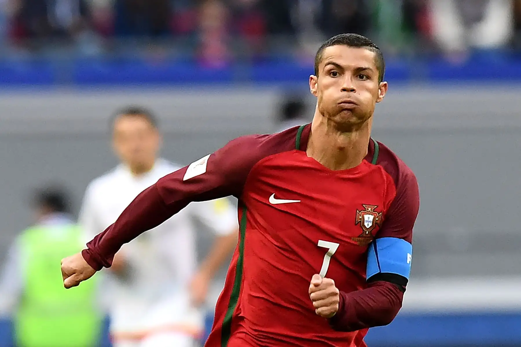 Cristiano Ronaldo, delantero y capitan de Portugal. AFP
