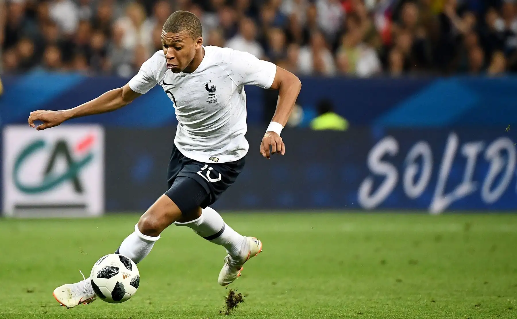 Kylian Mbappé, delantero de Francia. AFP