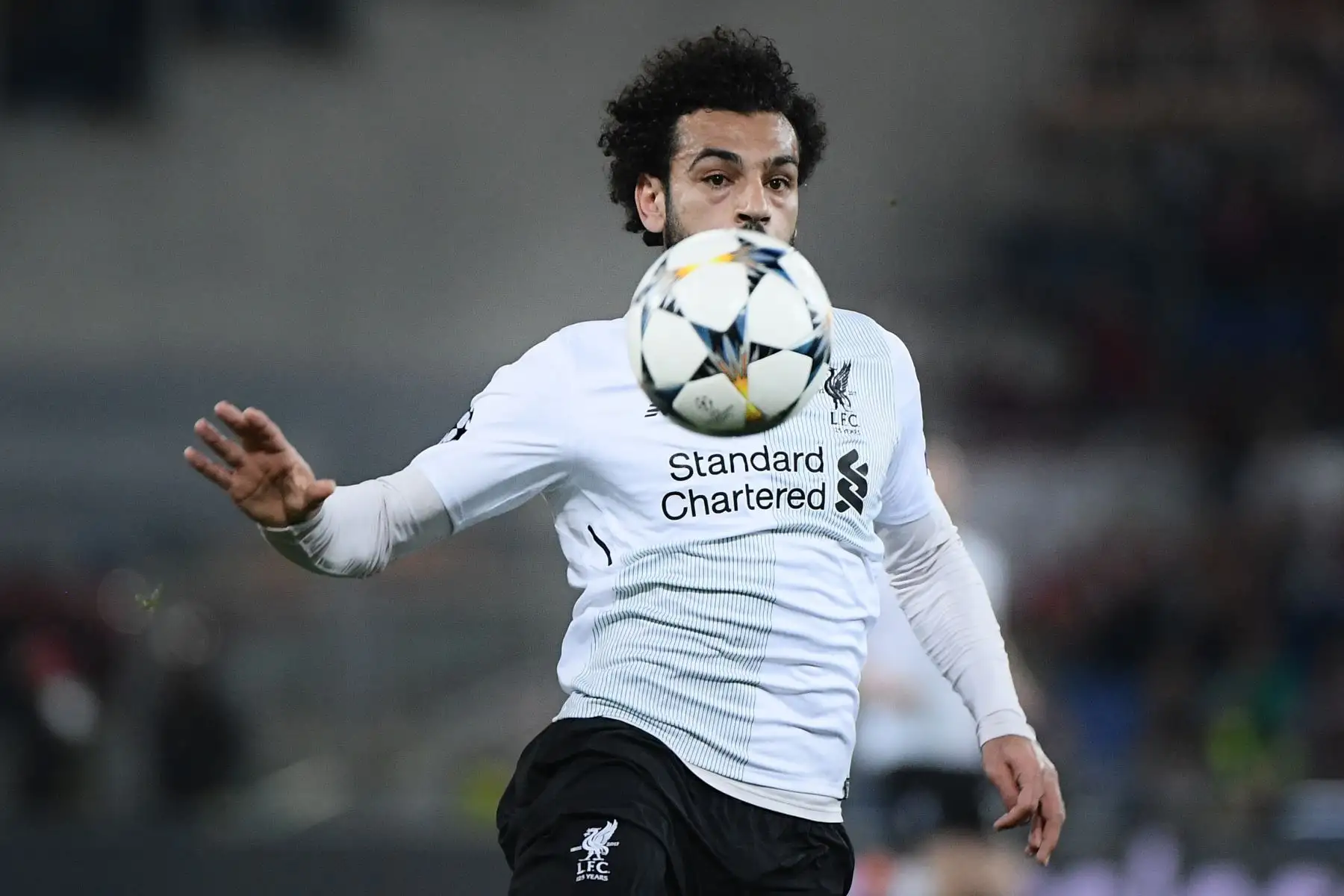 Mohamed Salah, delantero de Egipto. AFP