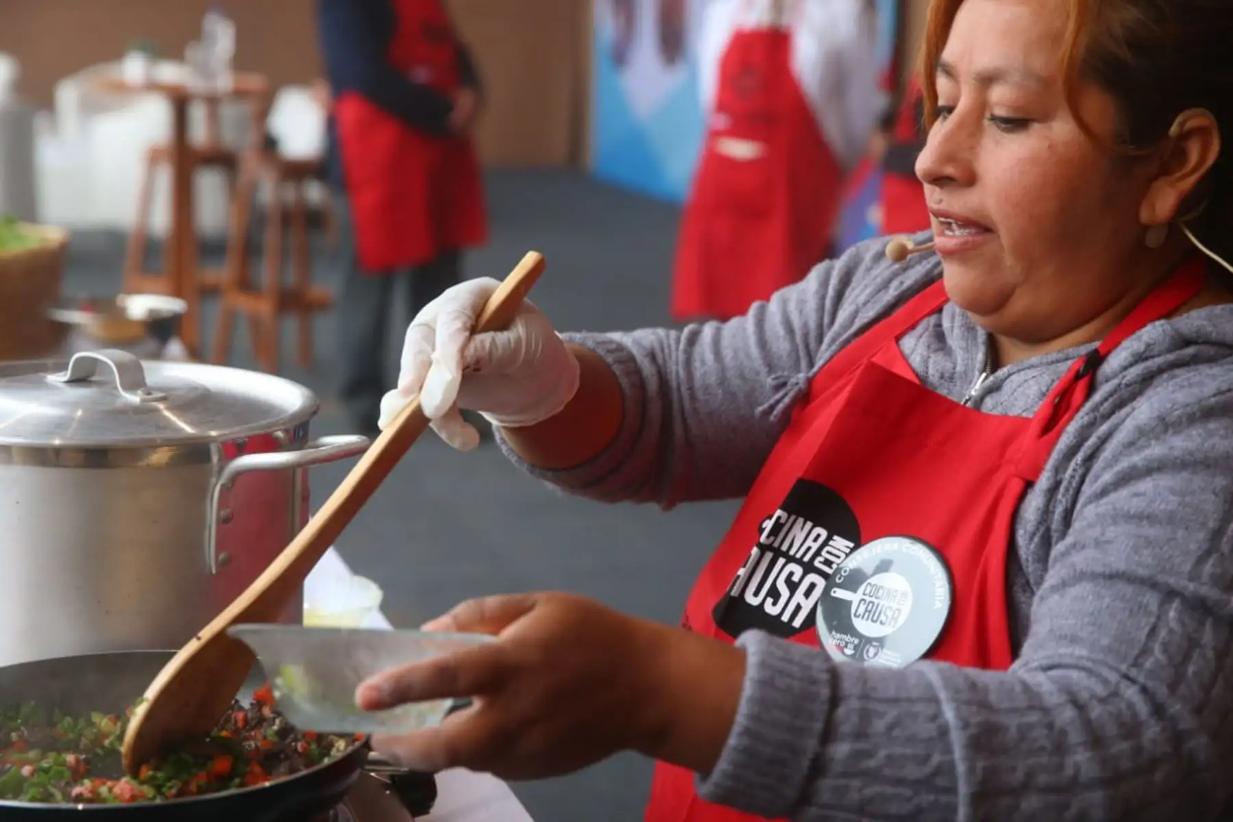 Presidente Martin Vizcarra lidera lanzamiento de segunda temporada de Cocina Con Causa, iniciativa multisectorial que promueve uso de alimentos nutritivos en la mesa peruana. ¡Unidos en la lucha contra la anemia y la desnutrición infantil!. Foto: ANDINA/Prensa Presidencia