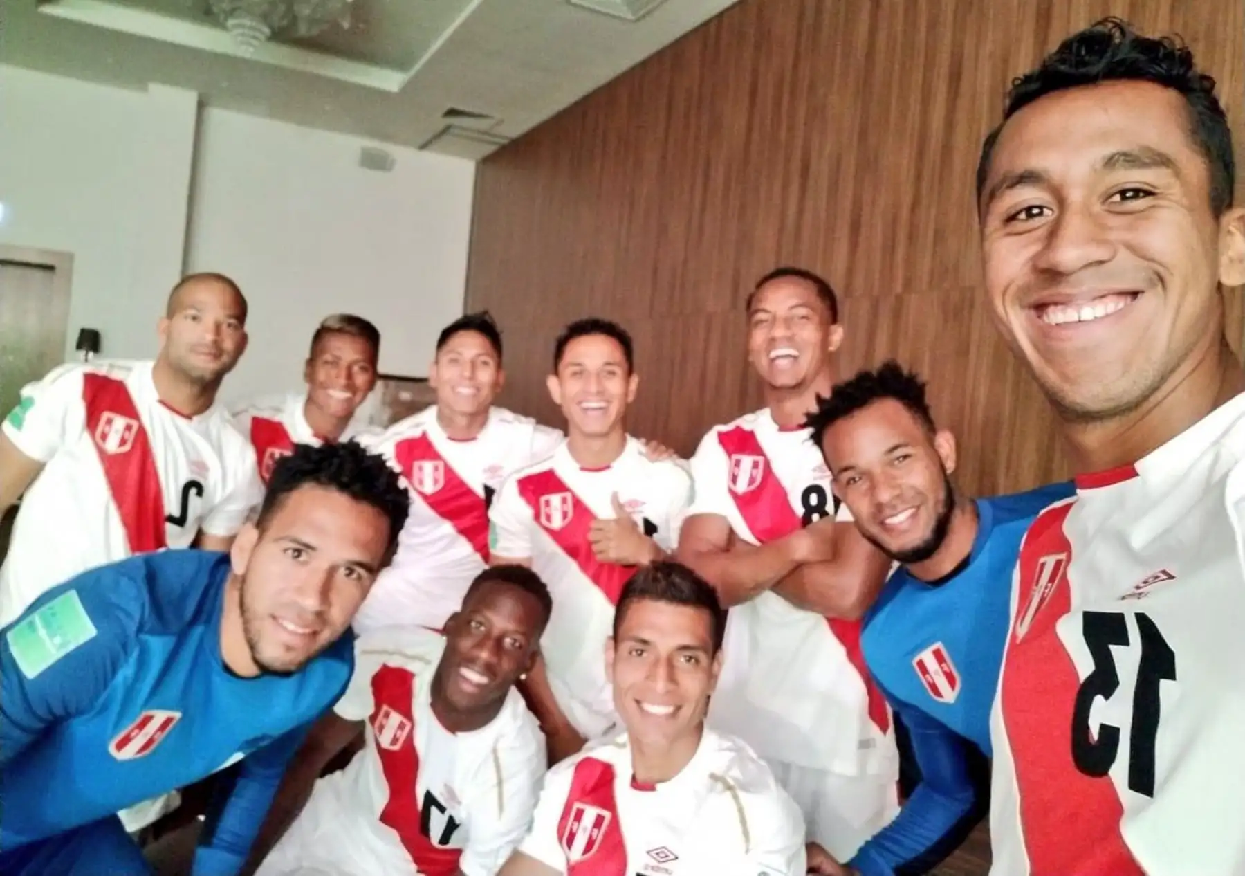Selección peruana en detrás de cámaras en Rusia. Foto: ANDINA/Gilda Arrúa