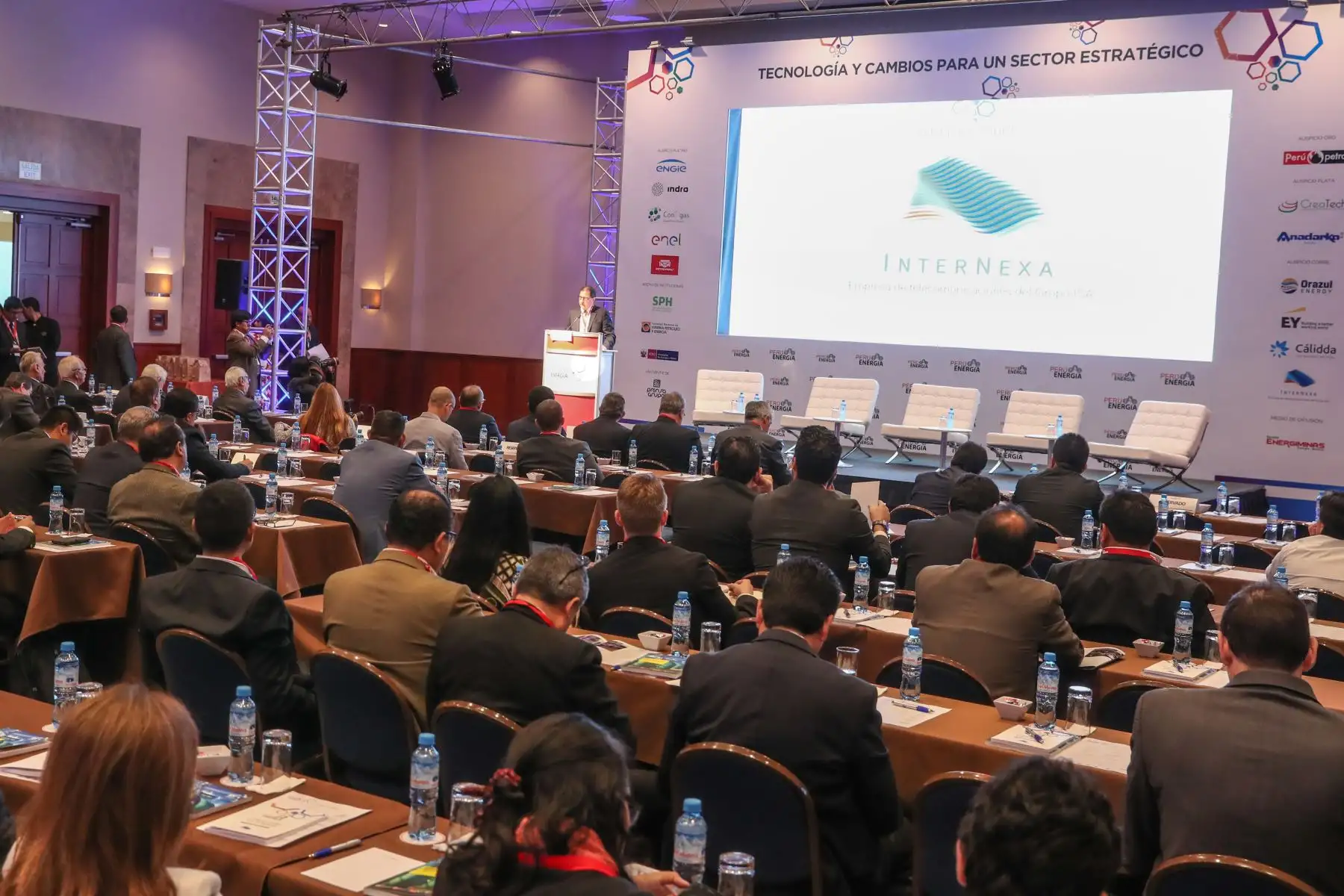 Ministro Francisco Ísmodes inauguró el encuentro anual de altos ejecutivos de los sectores Electricidad e Hidrocarburos,PerúEnergía 2018Foto: ANDINA/Minem