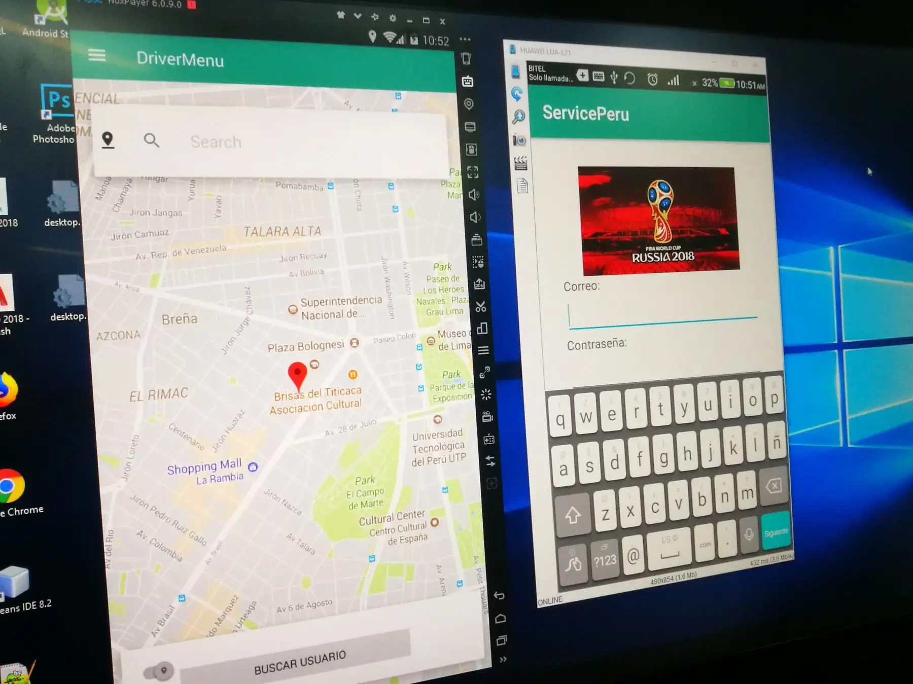 Alumnos de la carrera de Desarrollo de Software, de Senati, crean aplicativo para solicitar servicio de taxi.