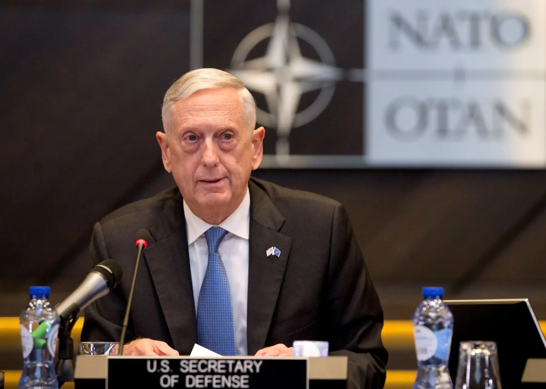 El secretario de Defensa estadounidense, Jim Mattis Foto: AFP