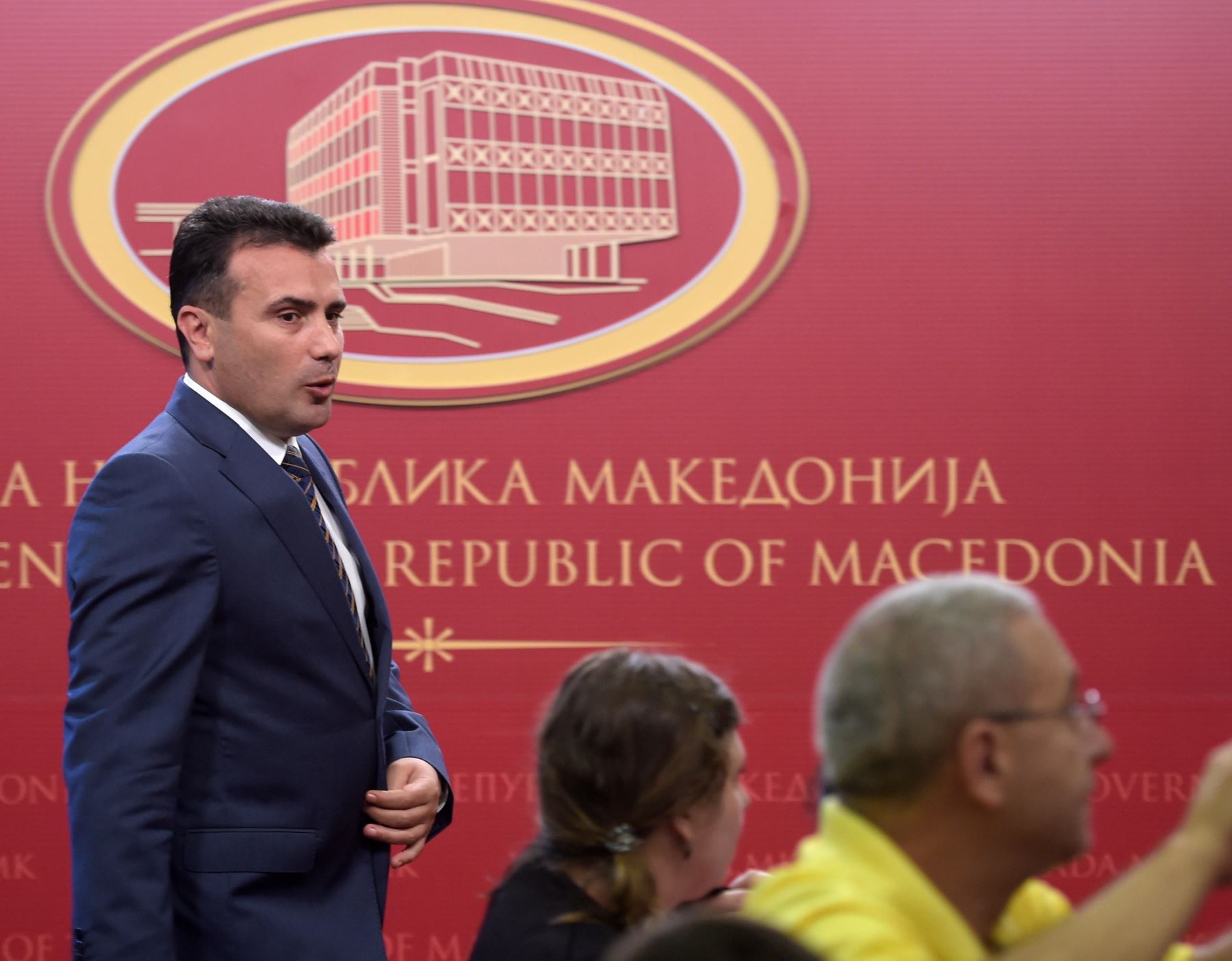 Primer ministro de Macedonia, Zoran Zaev. Foto: Efe.