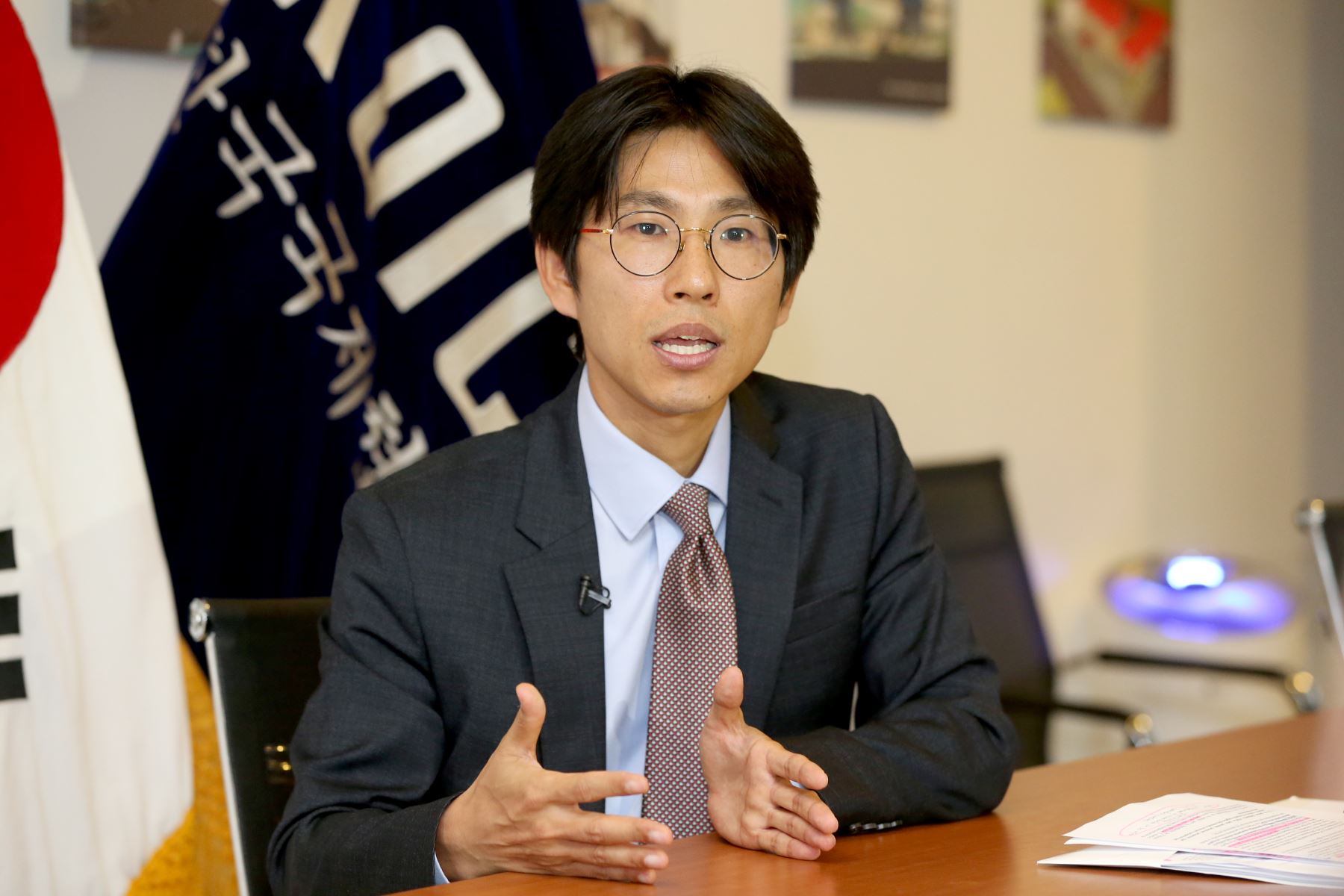 Dae Hwan Kim,director de la Agencia de Cooperación Internacional de Corea (Koica). Foto: ANDINA/Dante Zegarra
