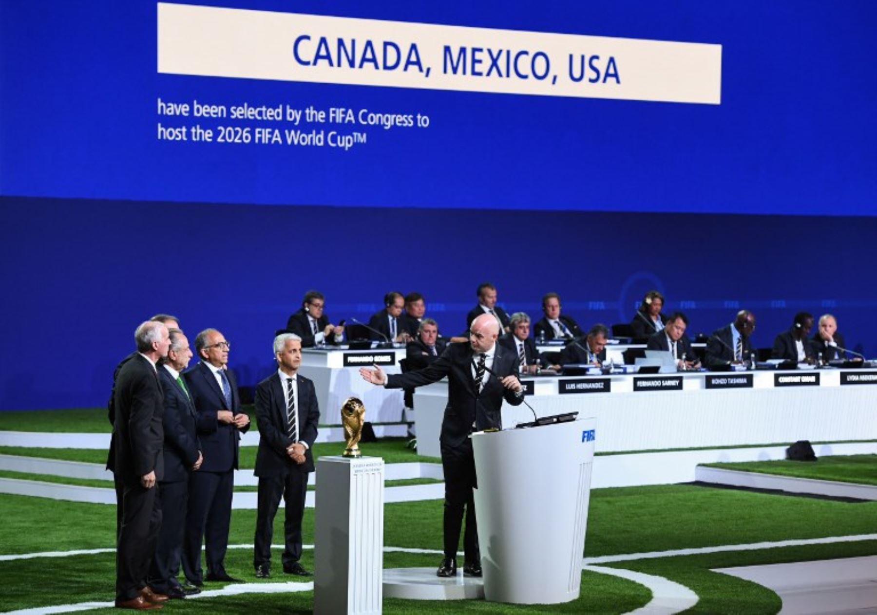 Estados Unidos y Canadá organizarán el mundial 2026