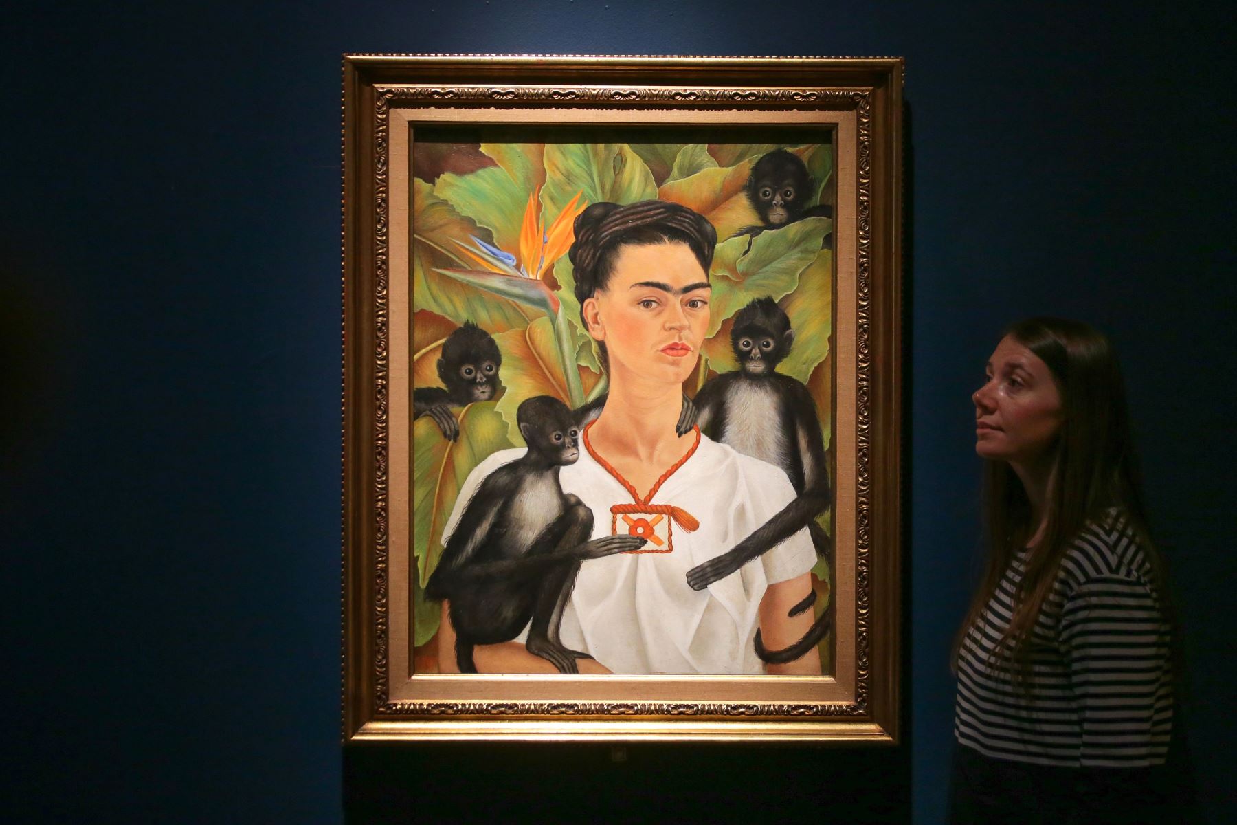 Autorretrato de Frida Kahlo Foto: AFP