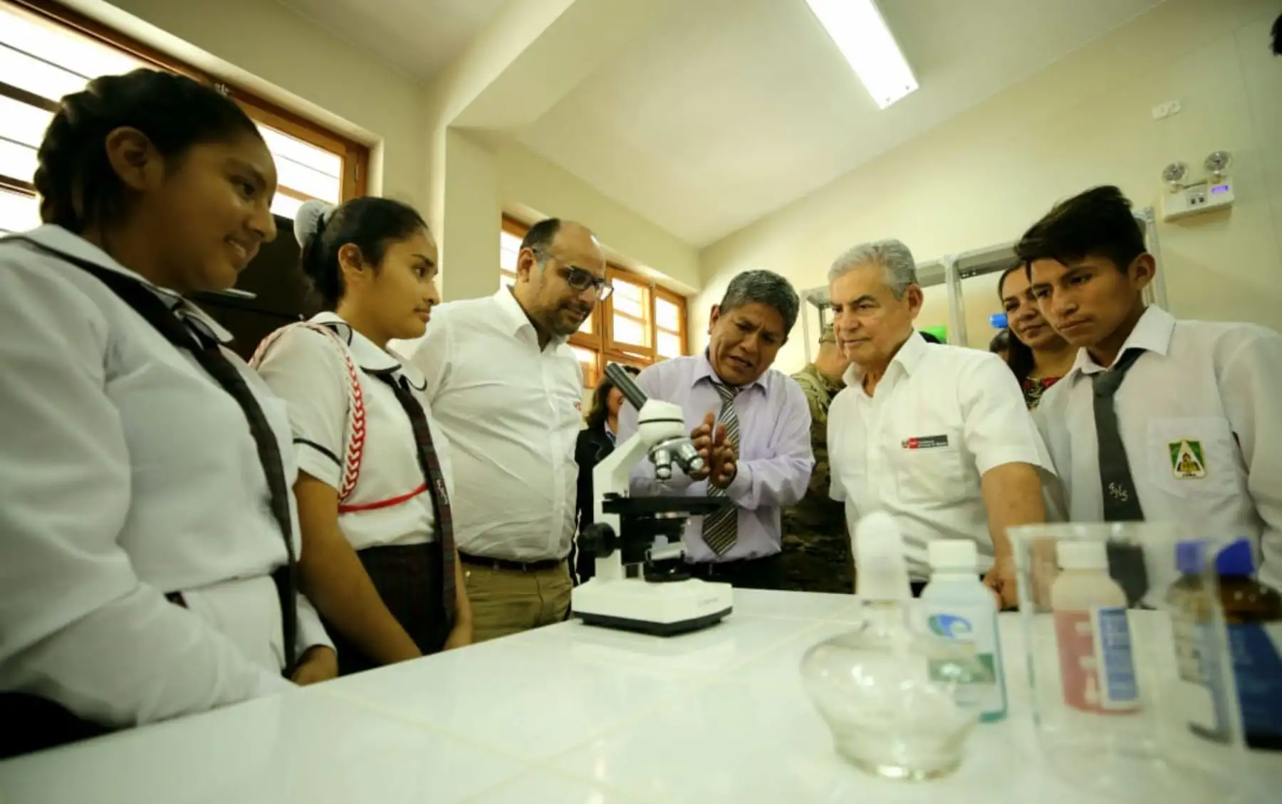 El jefe del Gabinete Ministerial, César Villanueva, participa de una nueva edición del Muni Ejecutivo en la región Piura, junto a autoridades ediles locales y provinciales. Foto: ANDINA/PCM