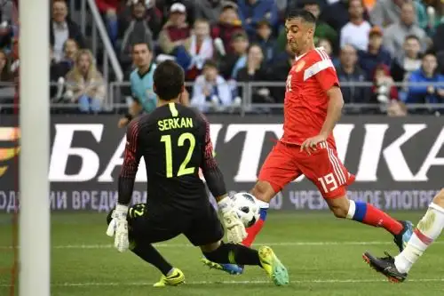 Aleksandr Samedov es el referente de ataque de la selección anfitriona del Mundial