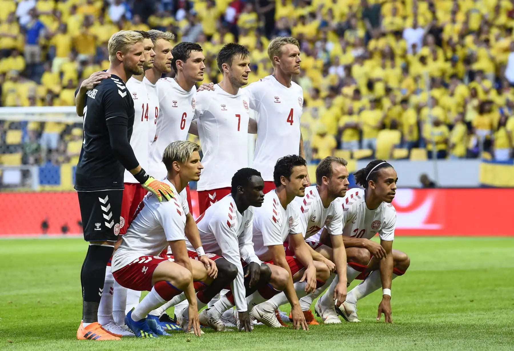 Selección de futbol de Dinamarca. Foto:AFP