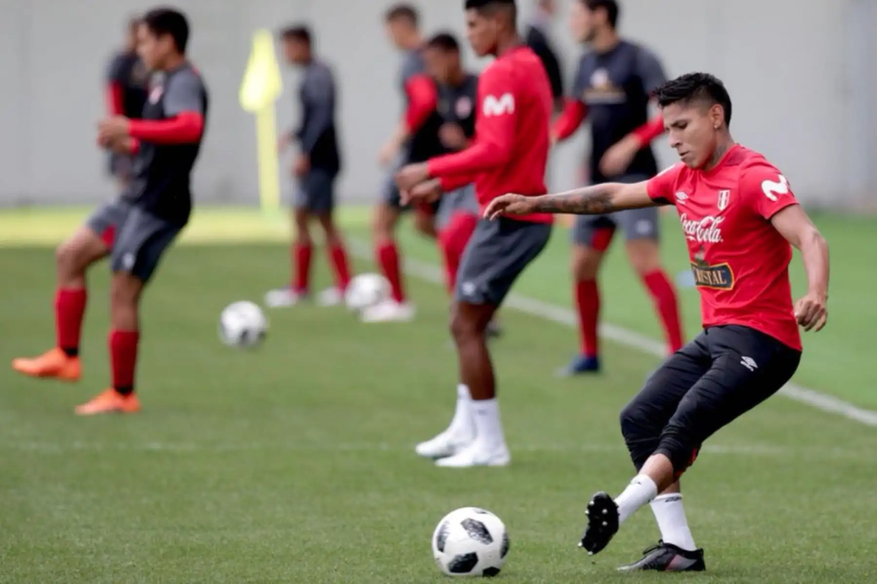 Selección peruana: así trabajó Perú con miras al partido con Francia.Foto: ANDINA/FPF