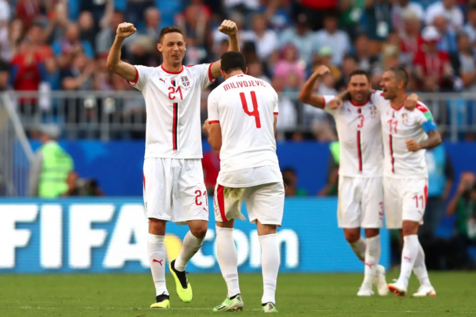 Serbia venció a Costa Rica 1 – 0 y complica aspiraciones de centroamericanosFoto:ANDINA/Selecc. Serbia