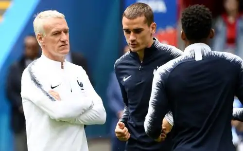 Griezmann trabajó por separado y Francia comienza a presentar dudas para enfrentar a Perú