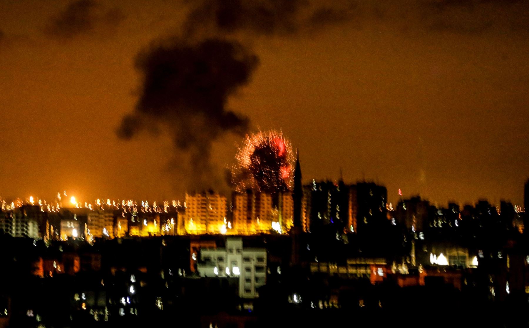 Ataques israelíes en la Franja de Gaza Foto: AFP