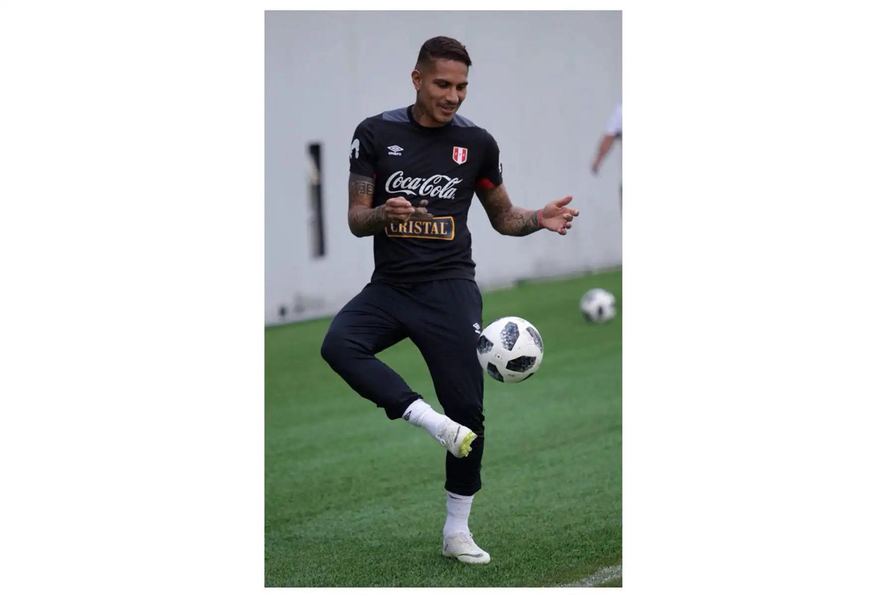 Entrenamiento de la selección peruana en Rusia. Foto: ANDINA/FPF