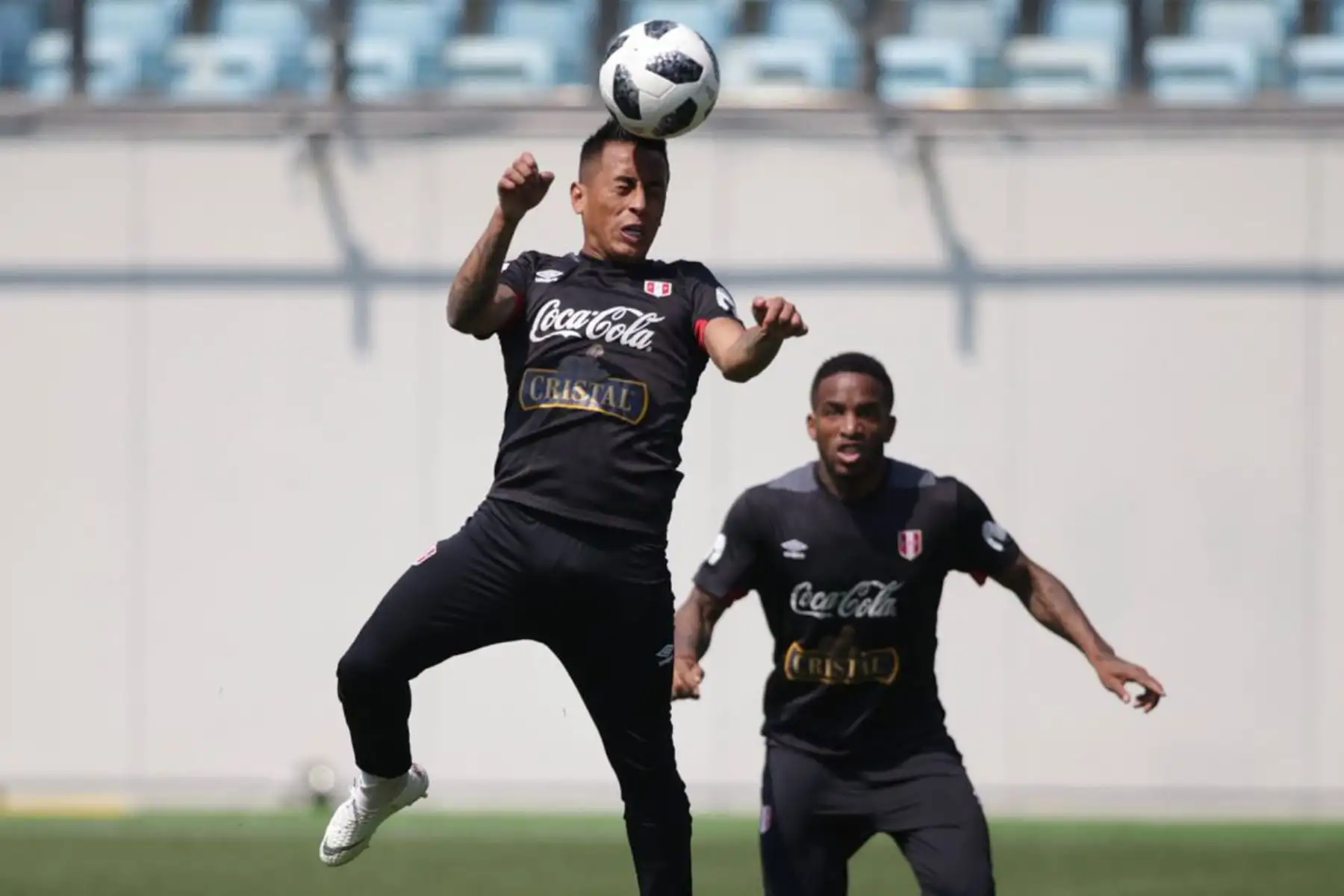 Entrenamiento de la selección peruana en Rusia. Foto: ANDINA/FPF