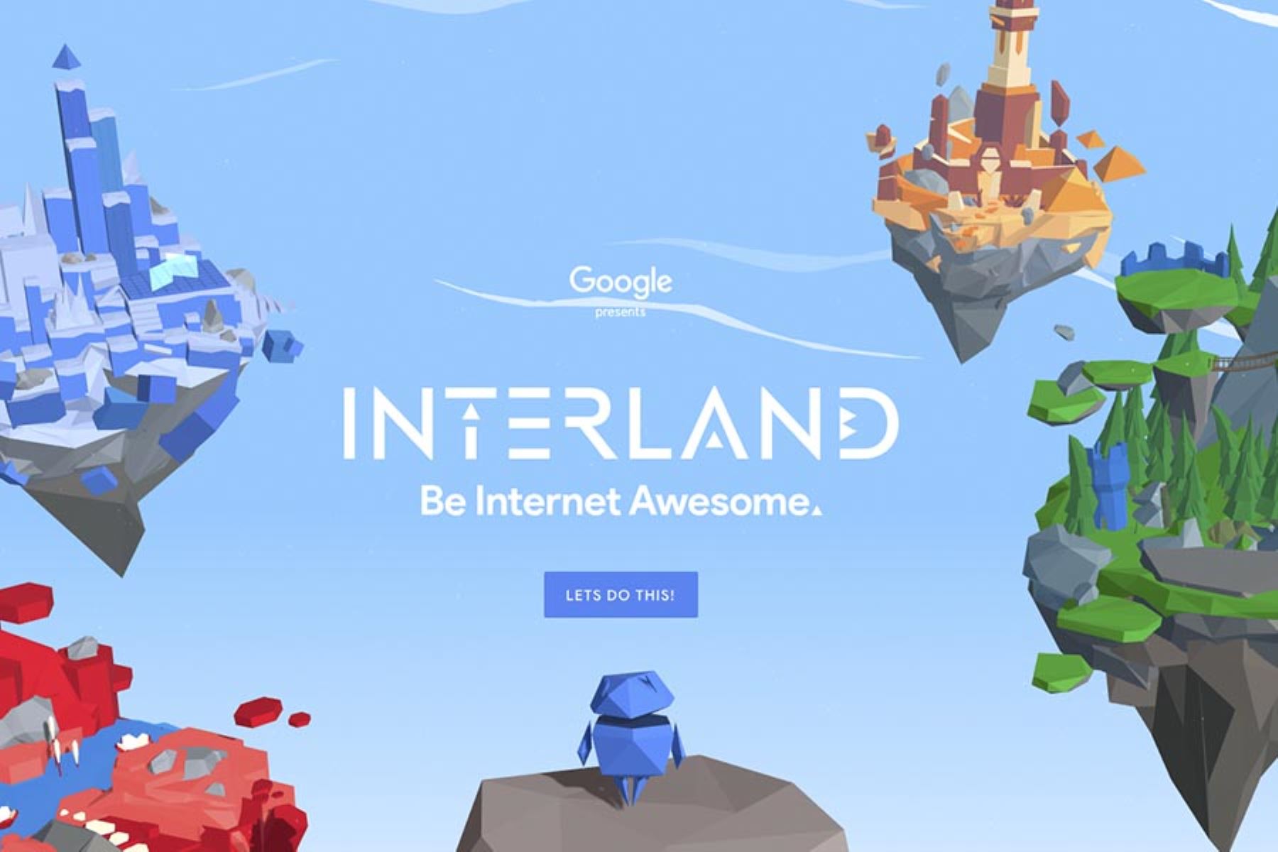 El juego interactivo llamado Interland permite aprender lecciones contra el bullying, crear contraseñas seguras y proteger la privacidad.