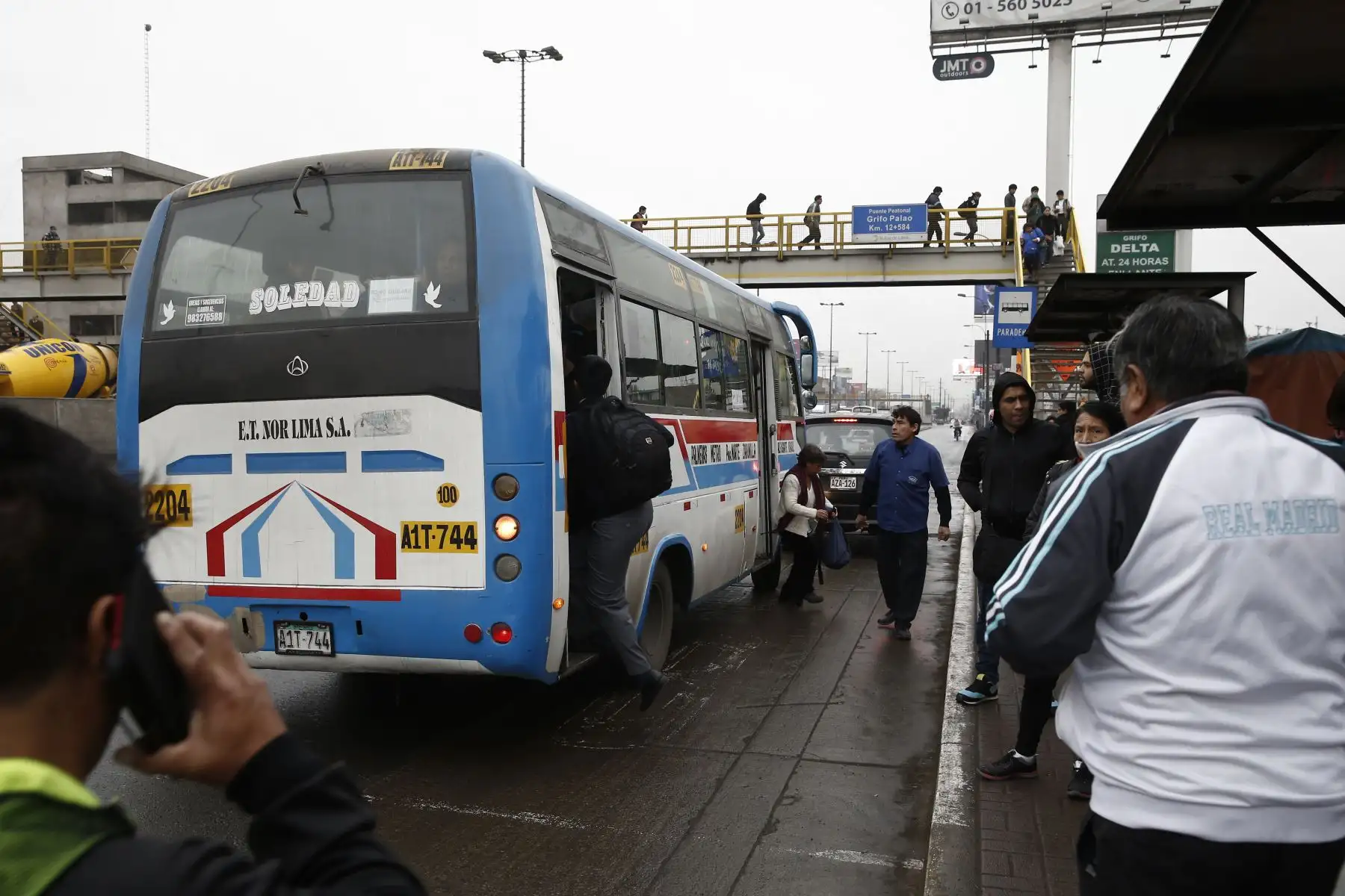 Paro parcial del sector de transportistas de Lima y Callao.Foto: ANDINA/Melina Mejía