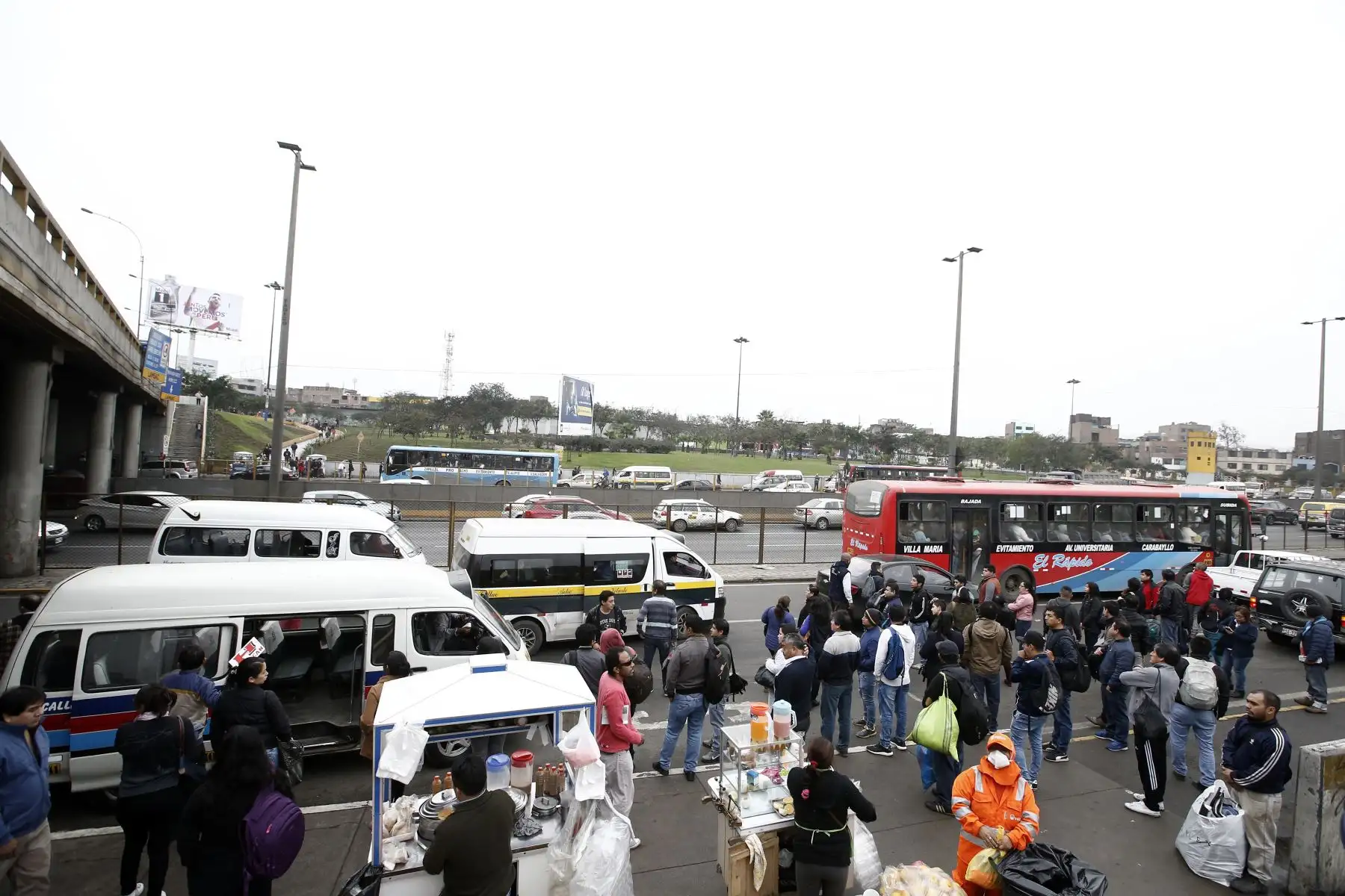 Paro parcial del sector de transportistas de Lima y Callao.Foto: ANDINA/Melina Mejía