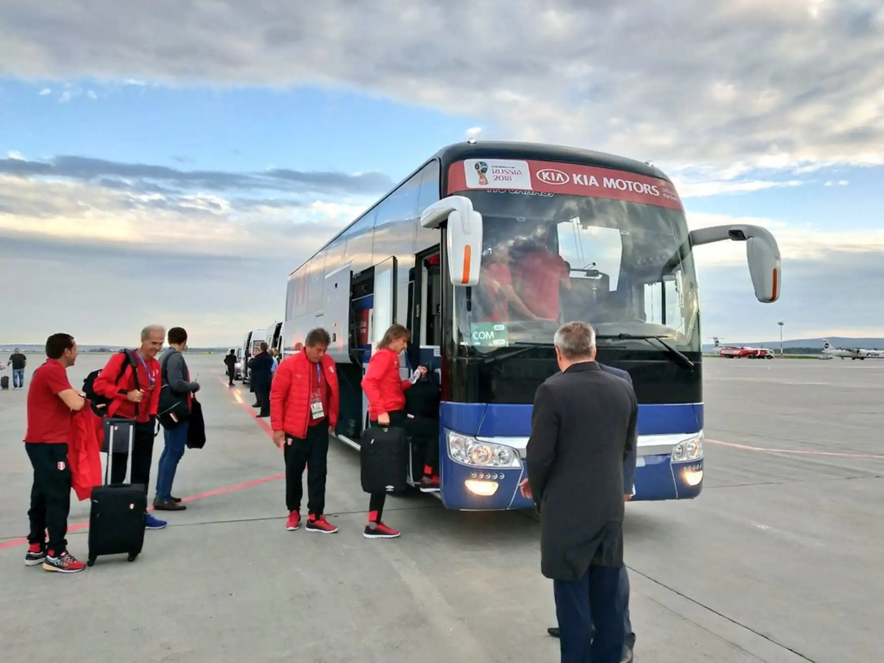 La Selección peruana llegó a Ekaterimburgo donde jugara con Francia por el grupo C . Foto: ANDINA/FPF