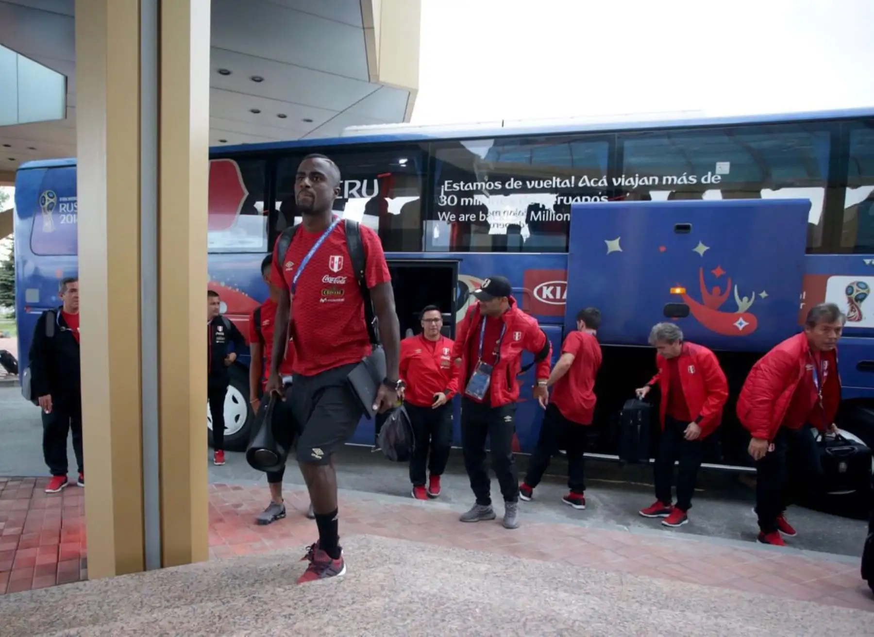 La Selección peruana llegó a Ekaterimburgo donde jugara con Francia por el grupo C . Foto: ANDINA/FPF