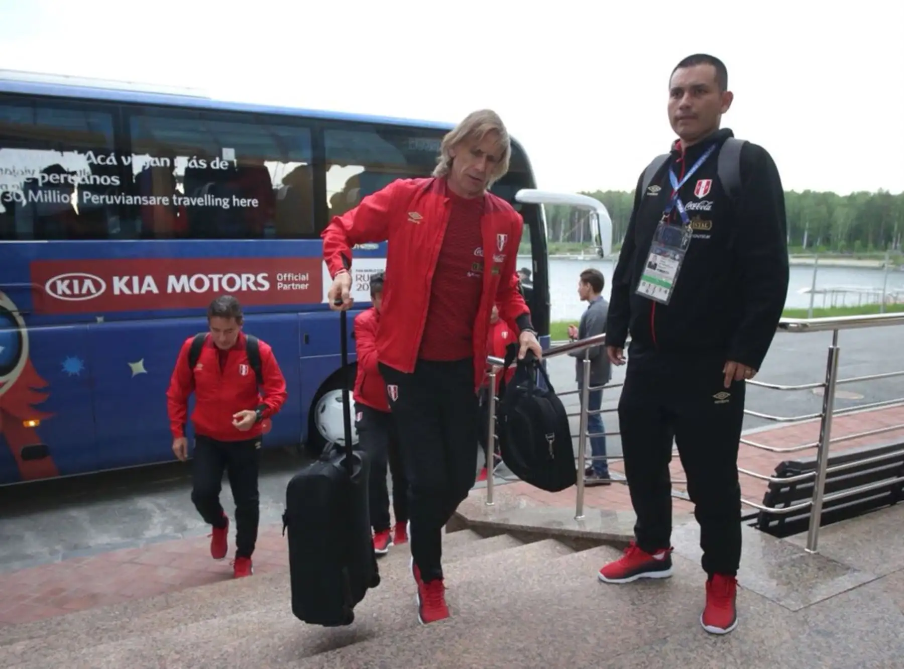 La Selección peruana llegó a Ekaterimburgo donde jugara con Francia por el grupo C . Foto: ANDINA/FPF