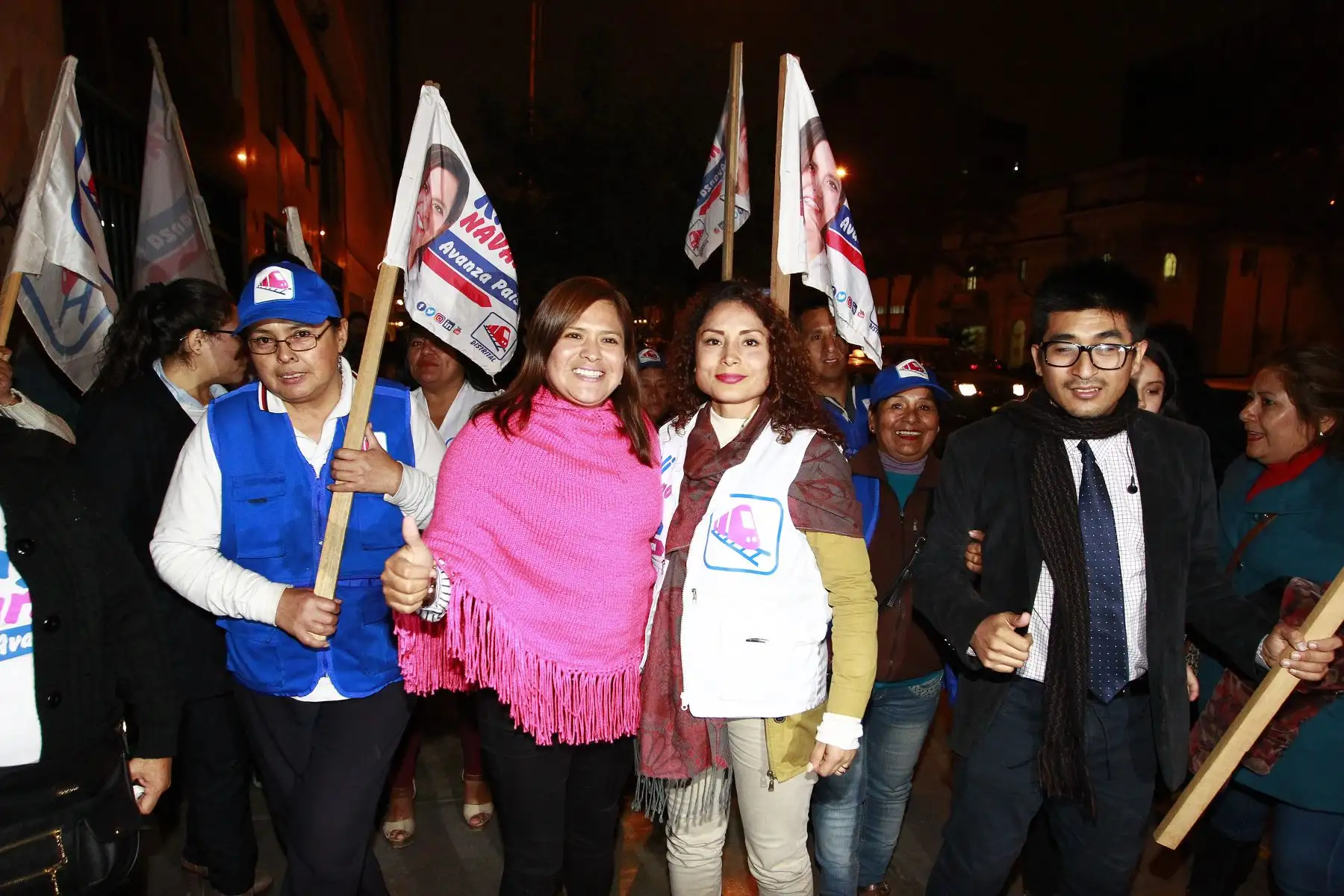 Candidatos a la alcaldía de Lima Esther Capuñay, por Unión por el Perú se inscriben en el Jurado Electoral Especial (JEE) Lima Centro. Foto: ANDINA/Eddy Ramos.