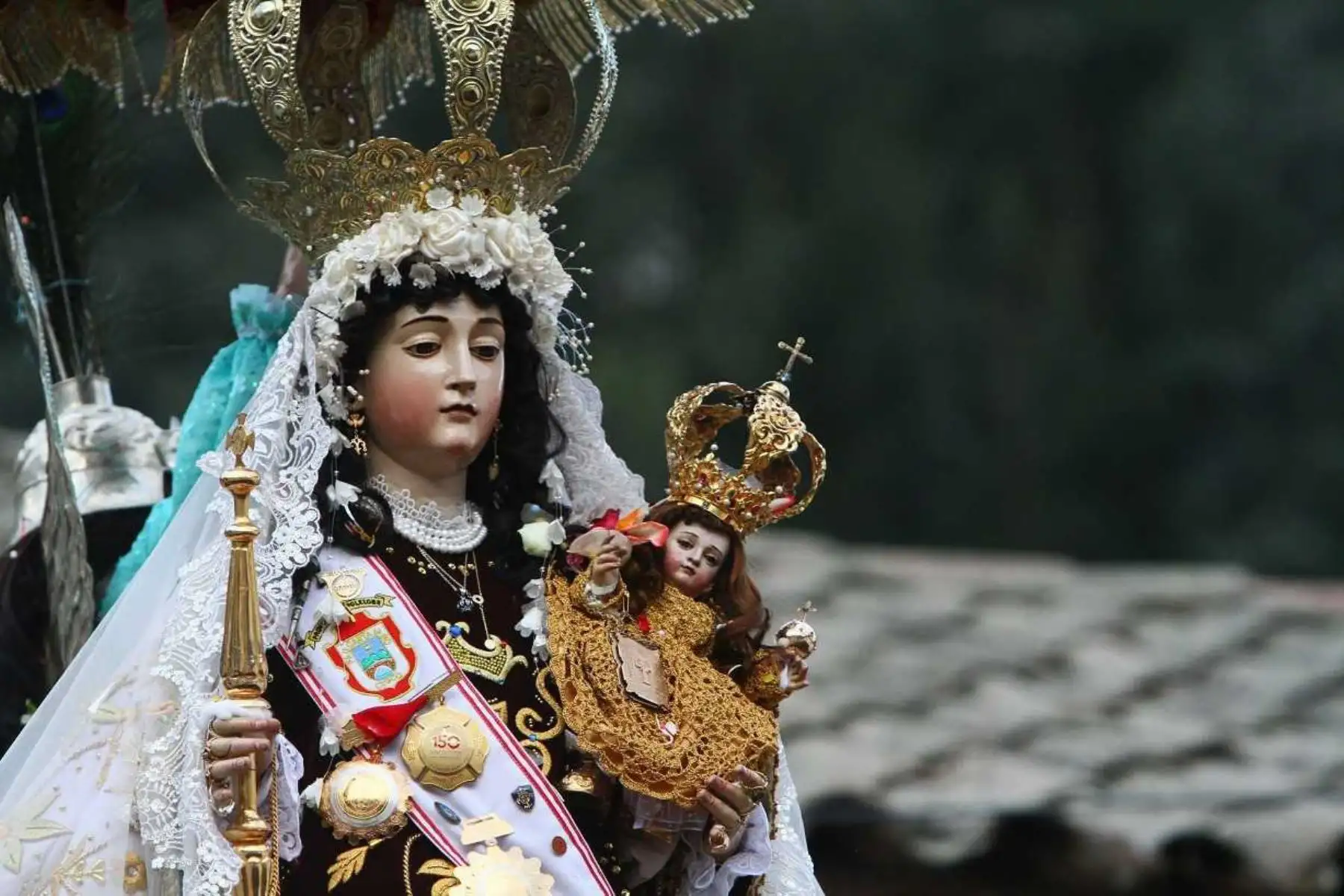 Virgen del Carmen de Paucartambo, en la región Cusco. ANDINA/Archivo