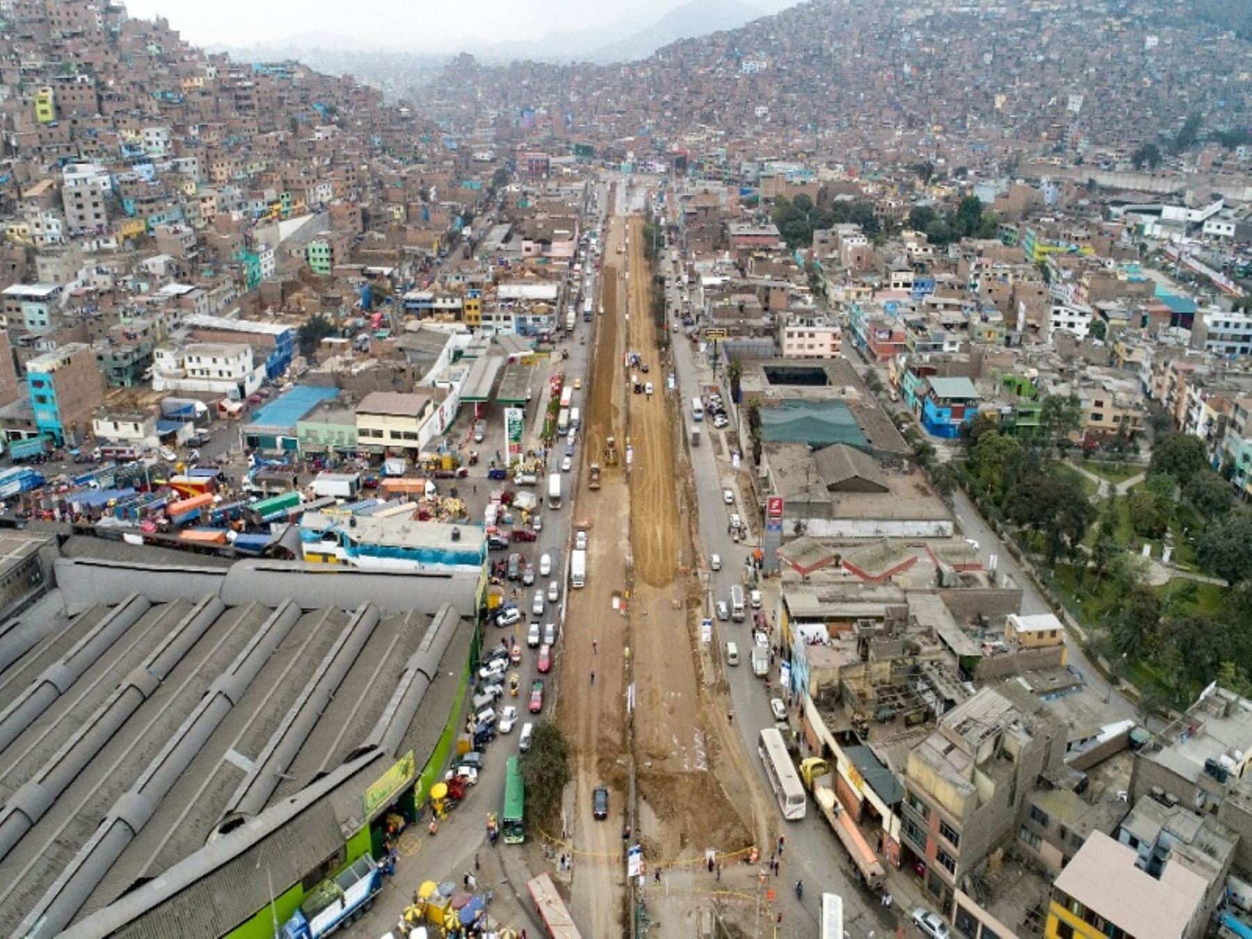 Supervisan avancen en la construcción de la nueva Av. Circunvalación Foto: Municipalidad de Lima
