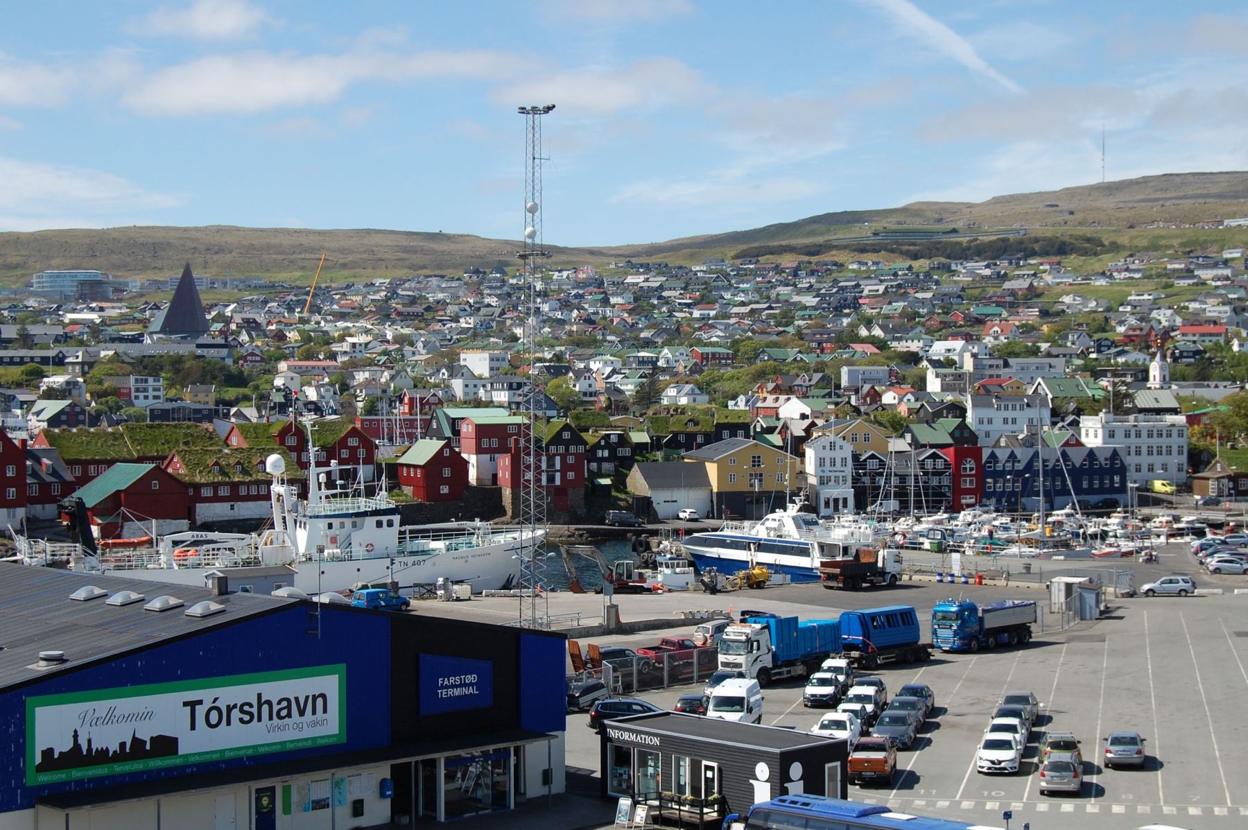 Ciudad de Tórshavn, Islas Feroe Foto: AFP