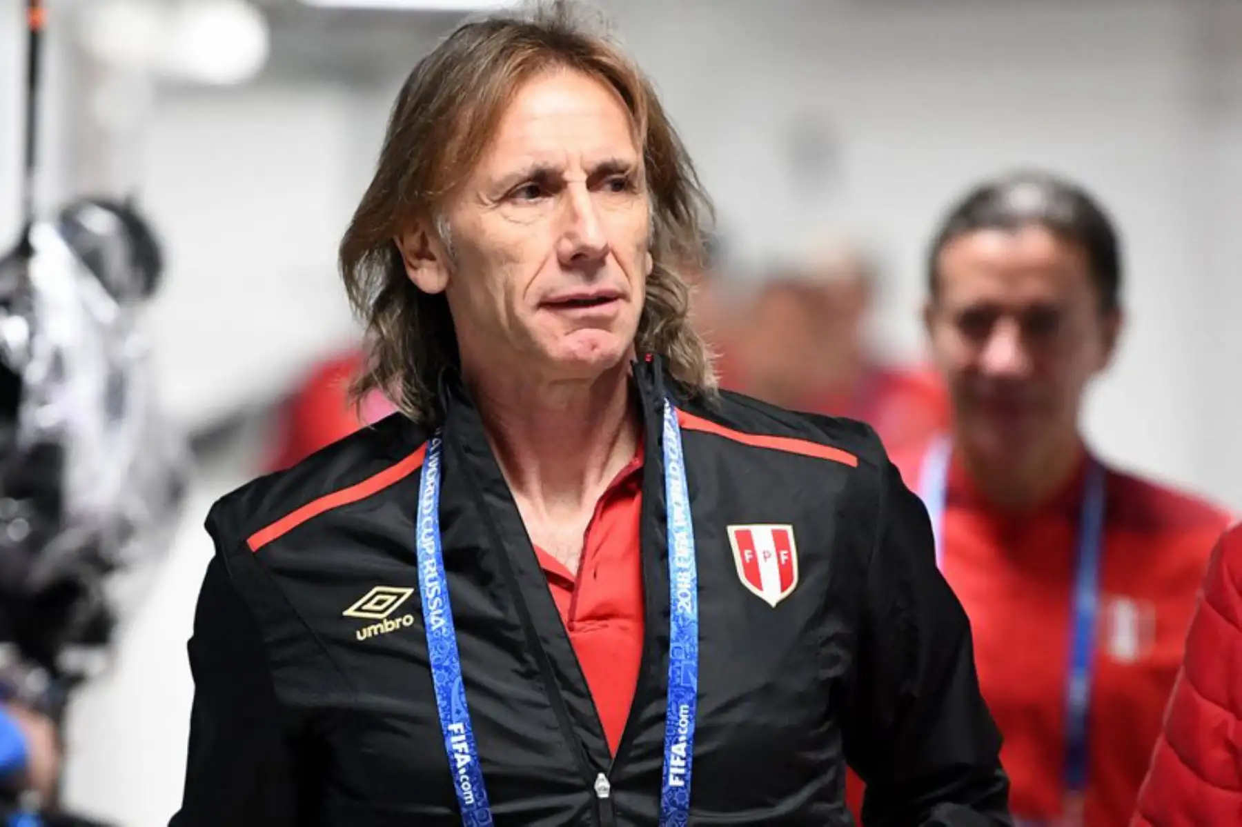 Llegada de la Selección peruana al Estadio de  Ekaterimburgo Arena. Foto: ANDINA/FPF