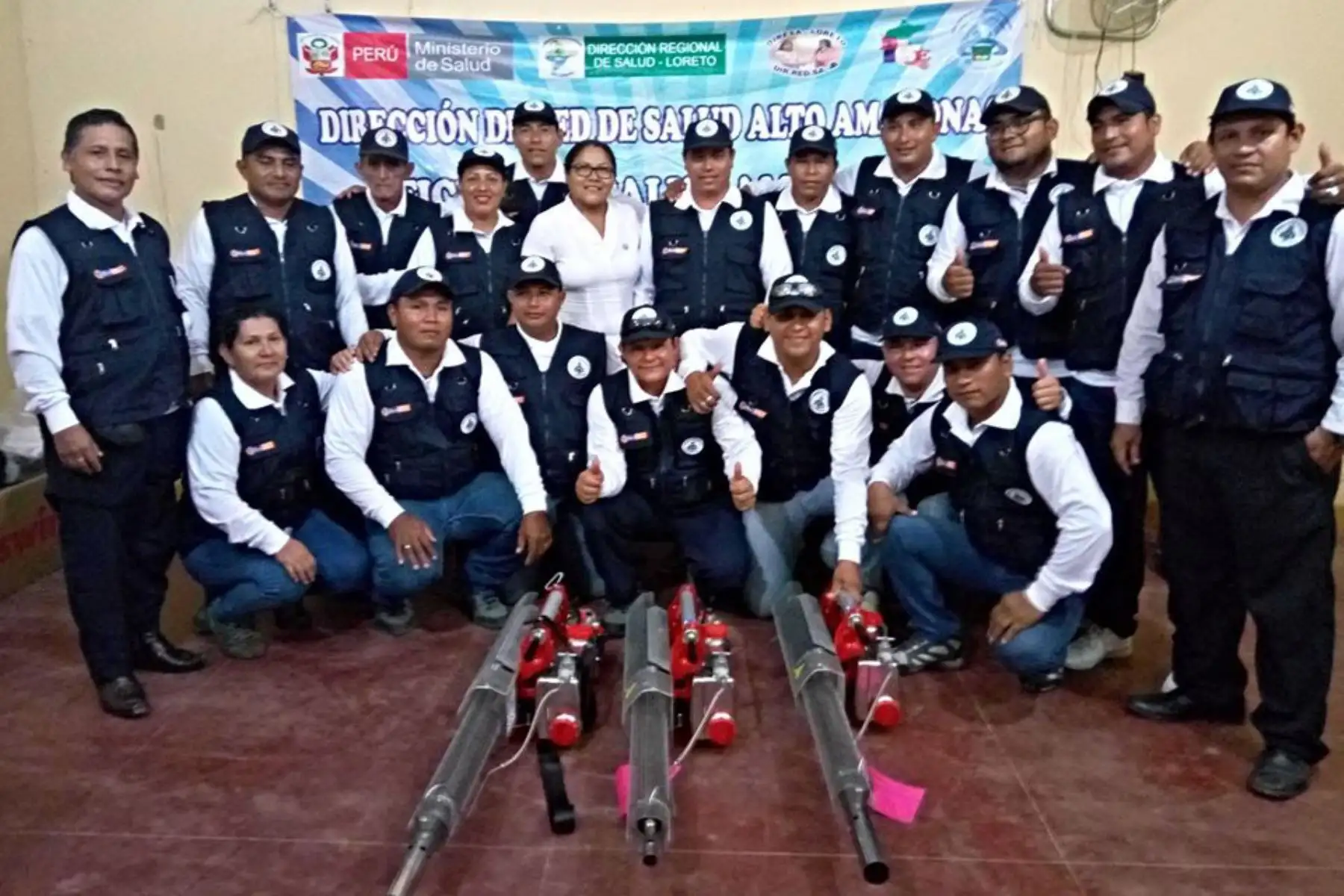 ANDINAAutoridades de Salud de Loreto distribuyen 6,500 mosquiteros y equipos de fumigación en Alto Amazonas para prevenir el dengue. chikunguña, zika y malaria. ANDINA