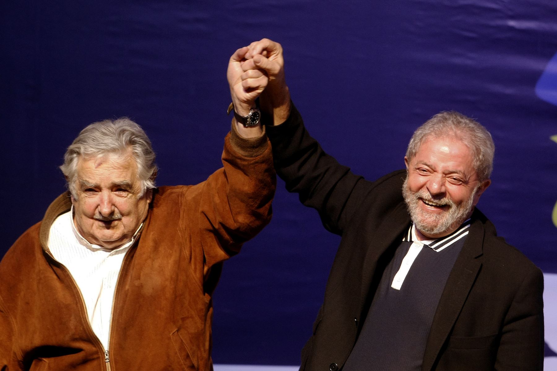 Mujica y Lula da Silva cuando eran presidentes de sus respectivos países Foto: EFE