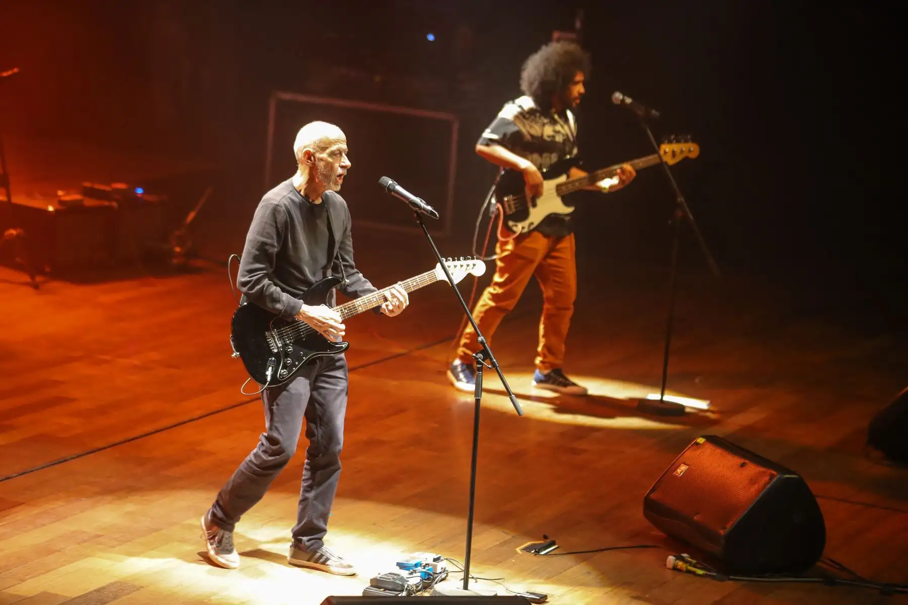 Concierto de Miki González en el gran teatro nacional celebrando los 25 años del recordado álbum “Akundún” rindiendo un homenaje a la cultura afro en el Perú. Photo: ANDINA/Andrés Valle
